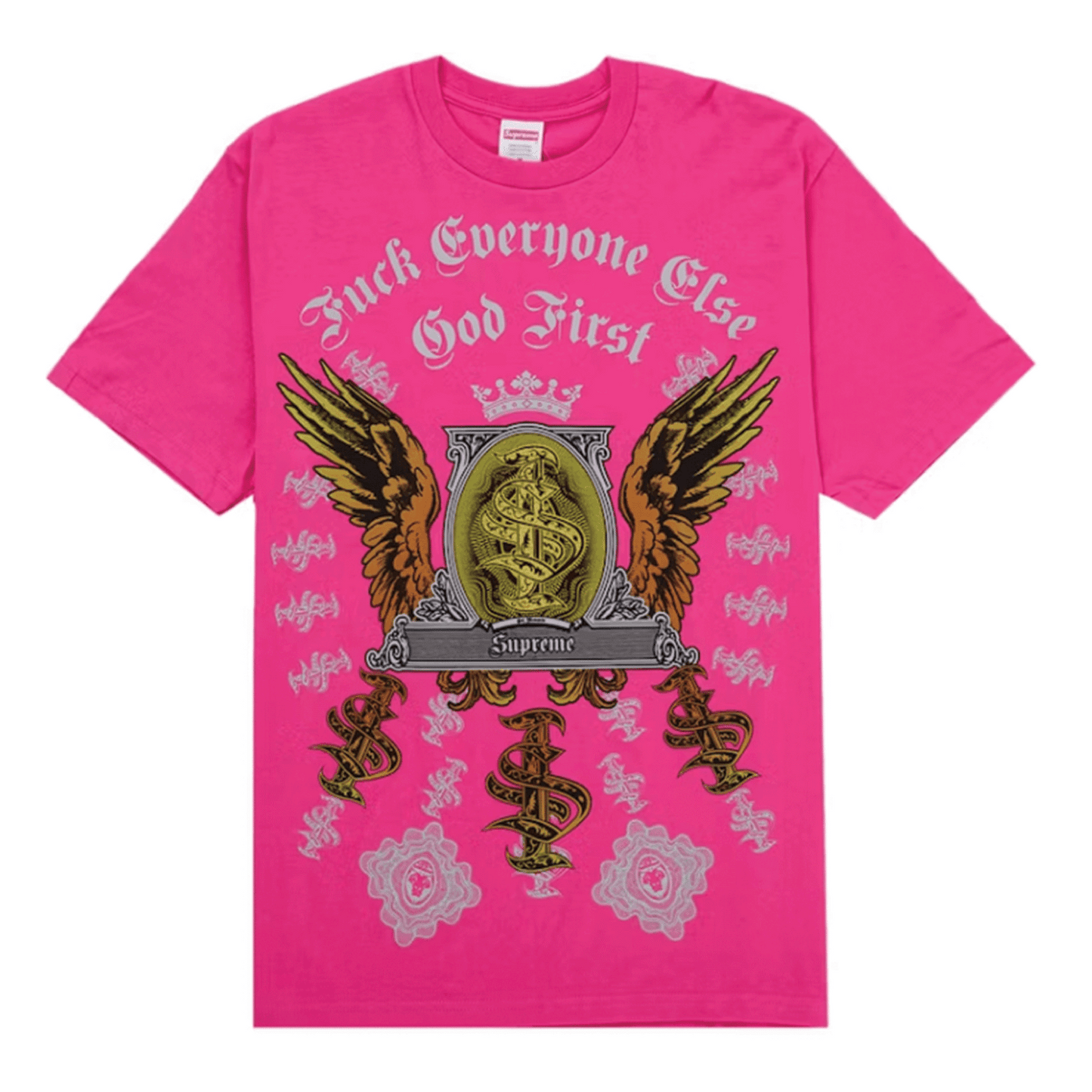 Supreme Money Tee Fuchsia