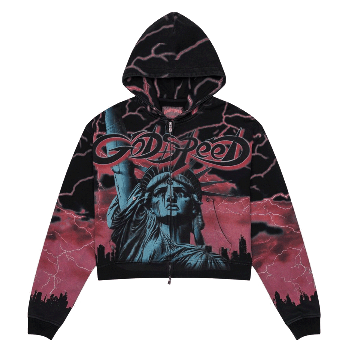 GodSpeed Voltage Zip Hoodie Red