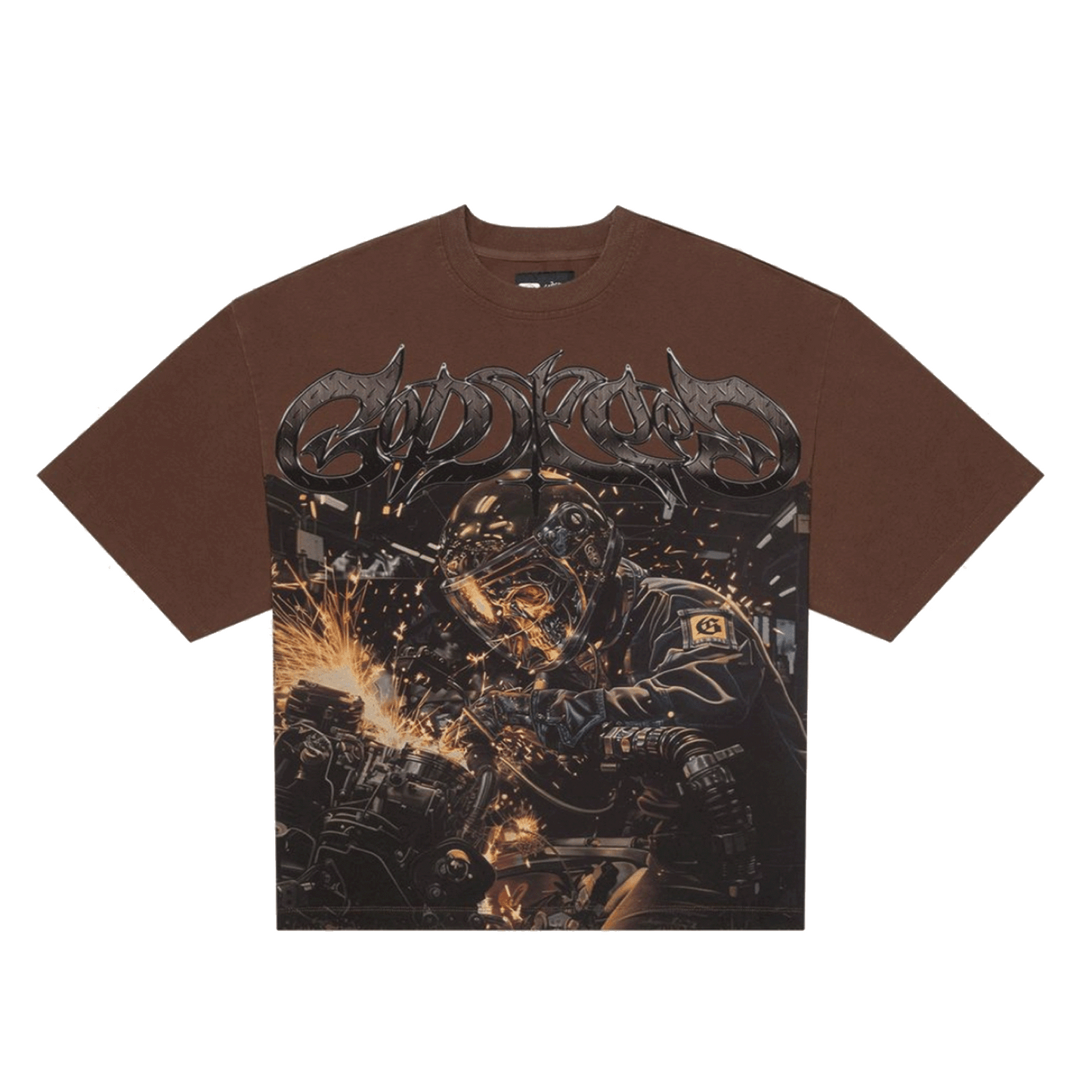 GodSpeed Steel Sharpens Steel (Brown Wash)