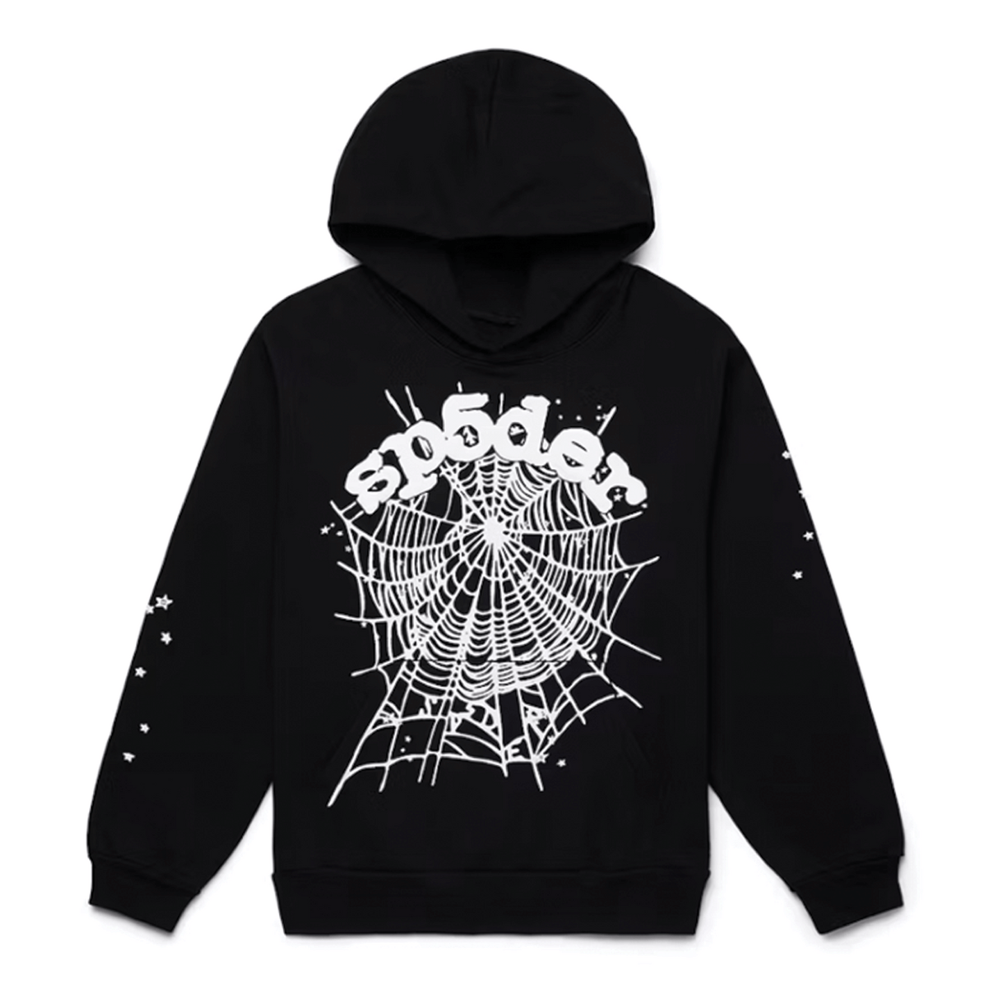 Sp5der OG Web Hoodie Black