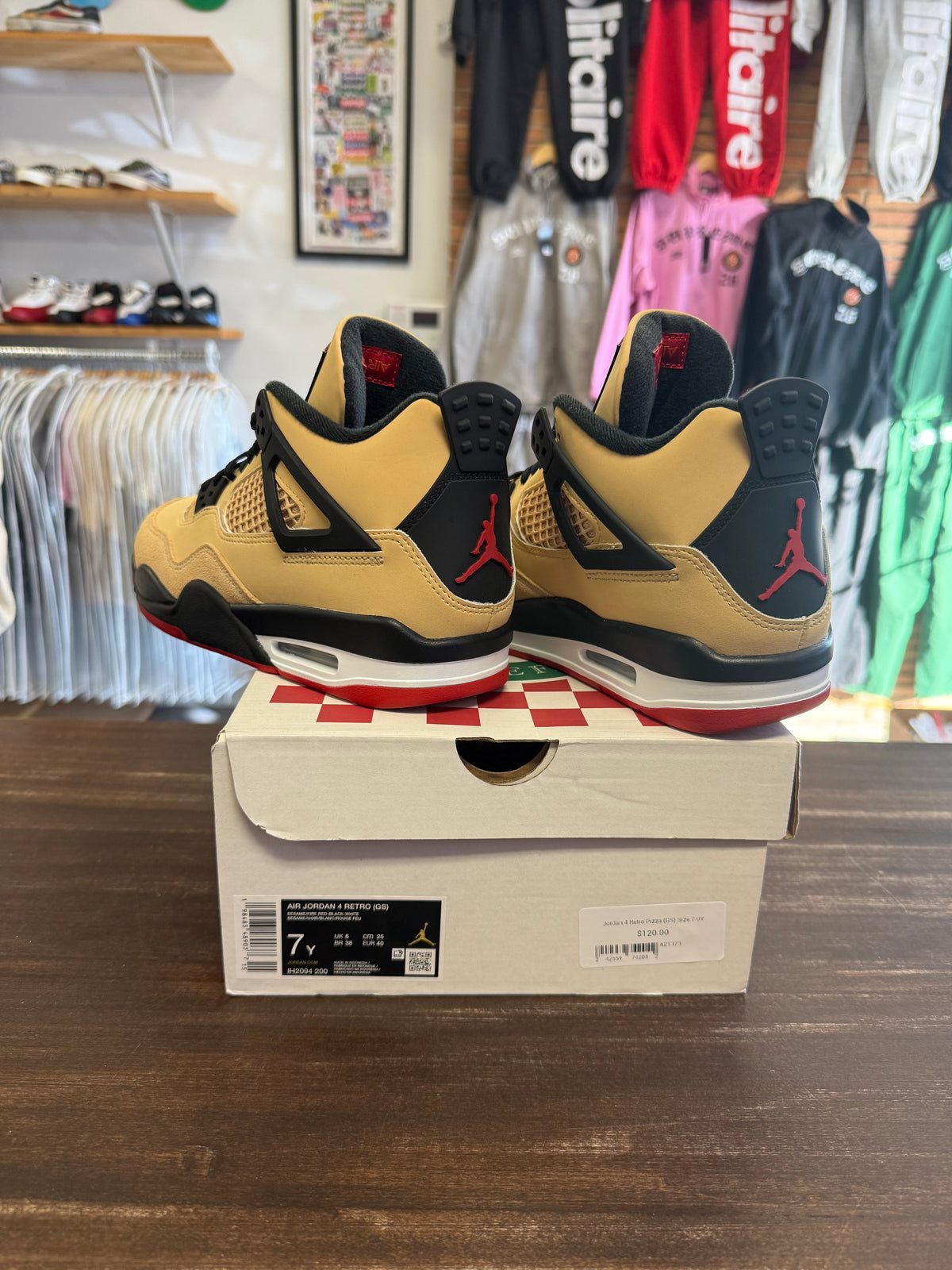 Jordan 4 Retro Pizza (GS)