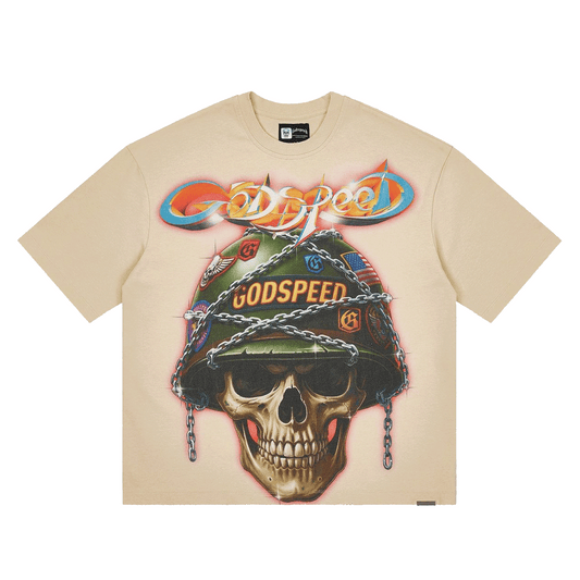 GodSpeed Badges of Honor T-shirt Beige