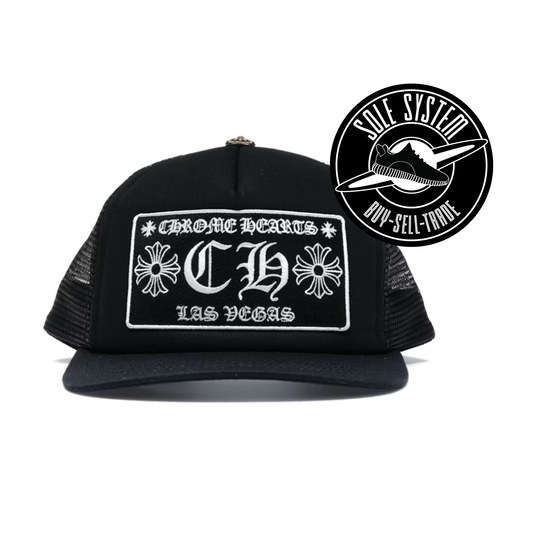 Chrome Hearts Las Vegas Trucker Hat Black/Black