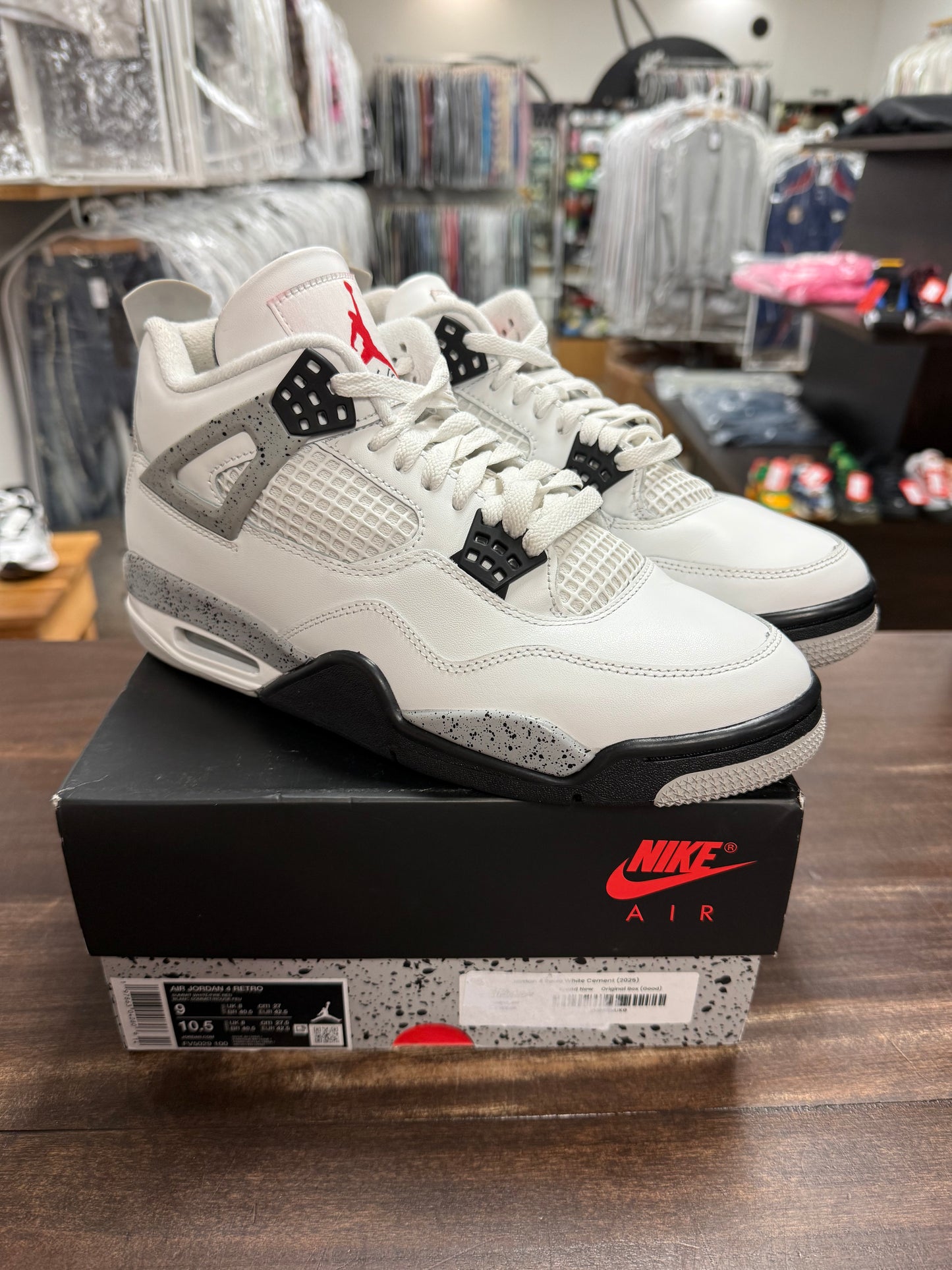 Jordan 4 White Cement 2025