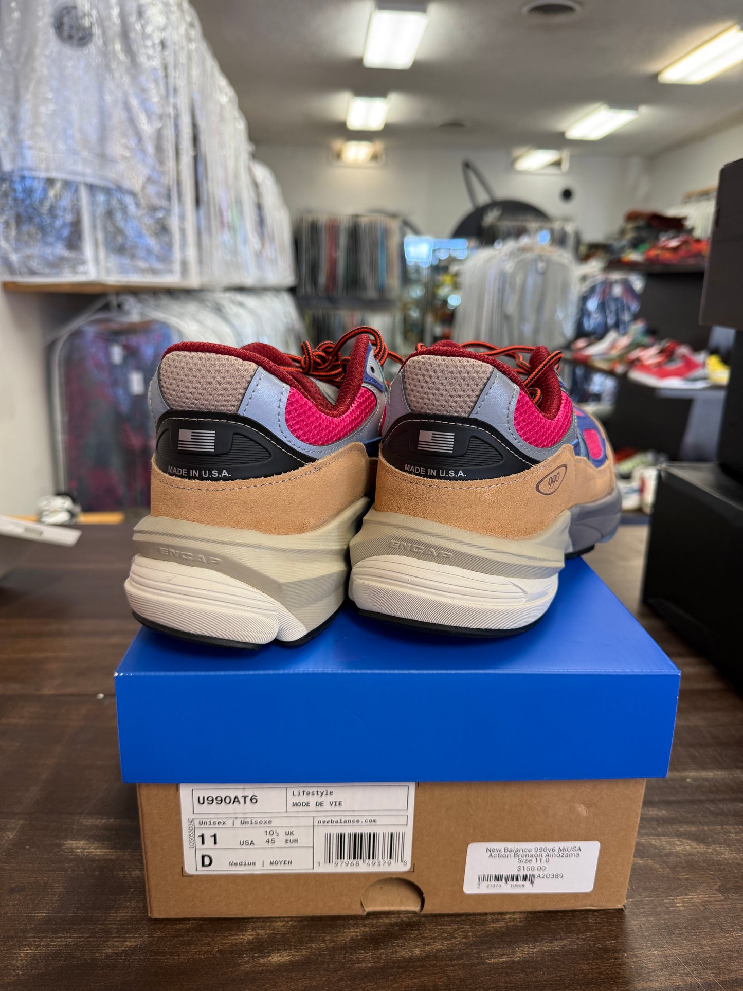 New Balance 990v6 MiUSA Action Bronson Ainôzama