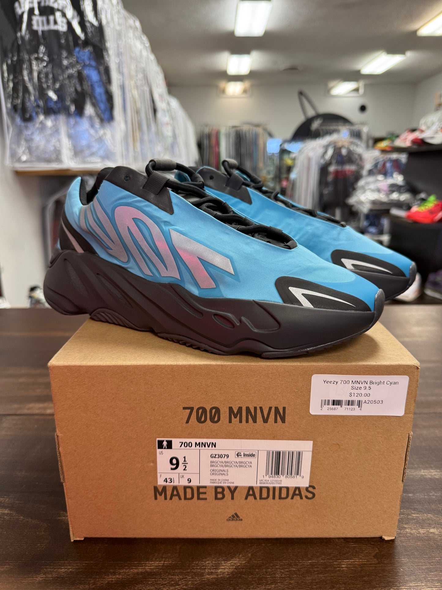 Yeezy 700 MNVN Bright Cyan