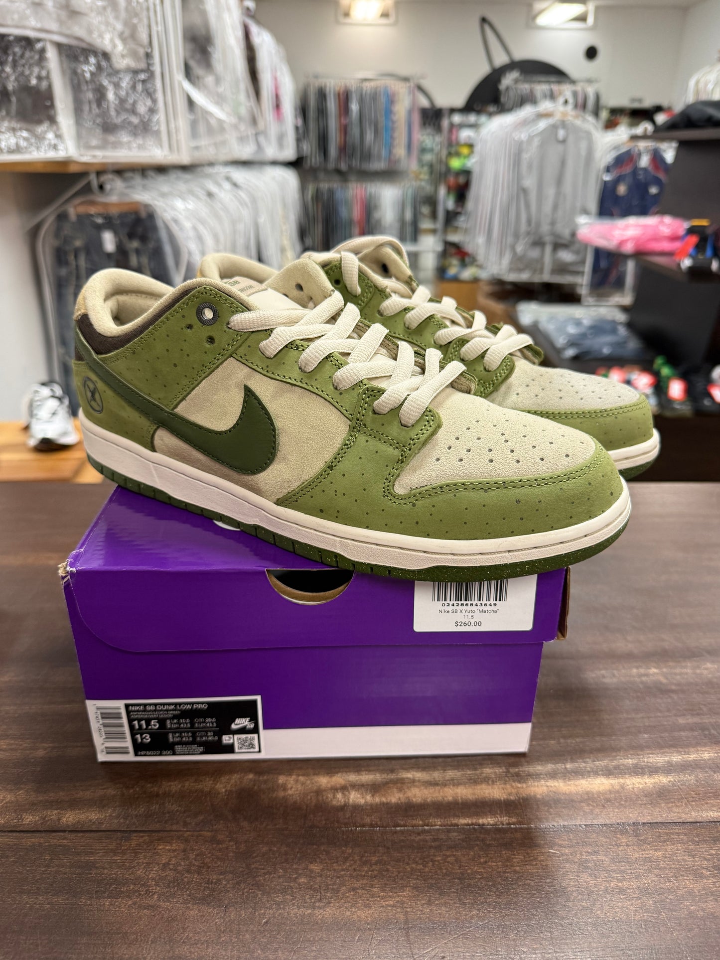 Nike SB Dunk Low Yuto Matcha