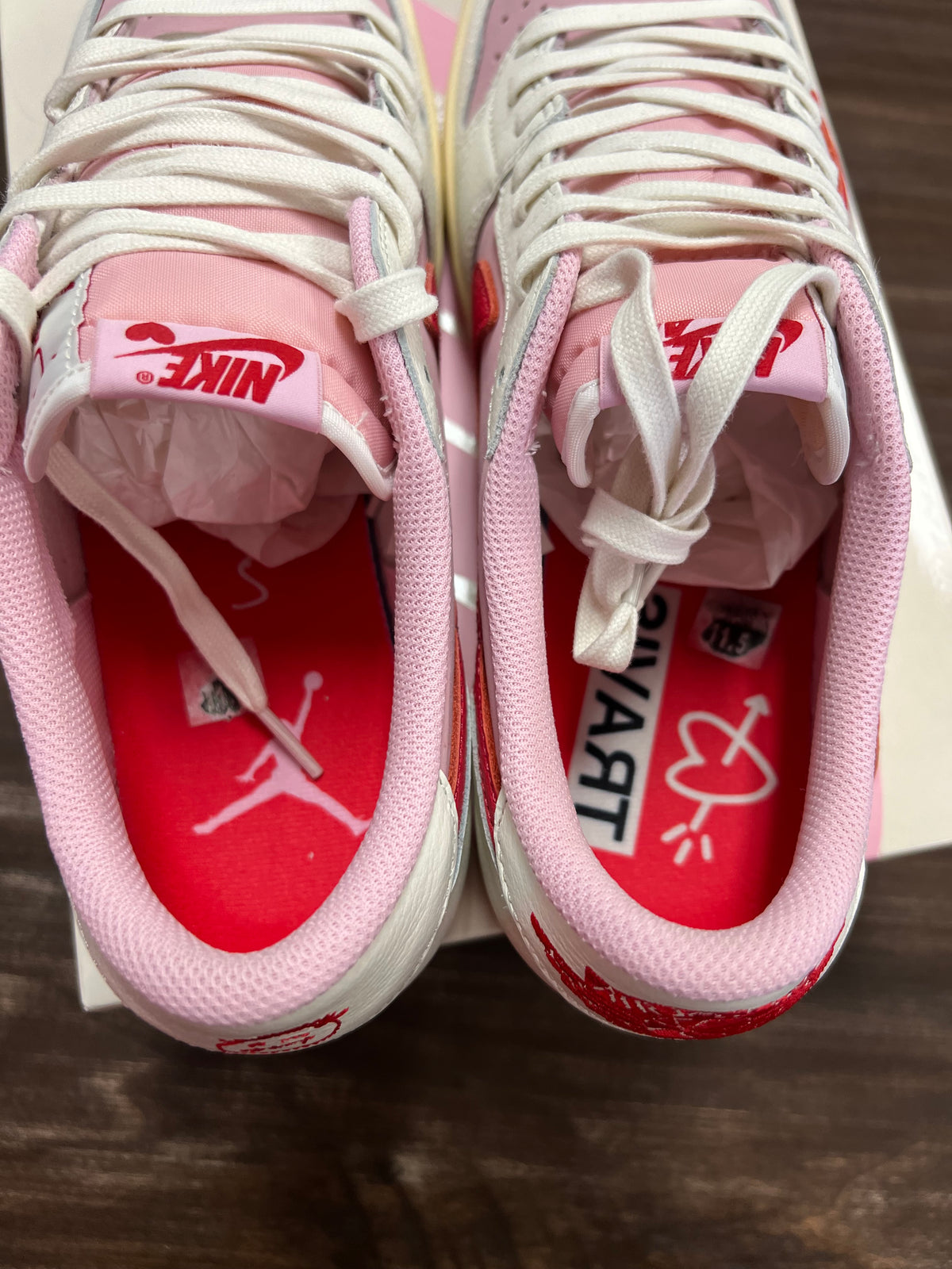 Jordan 1 Retro Low OG SP Travis Scott Sail Tropical Pink