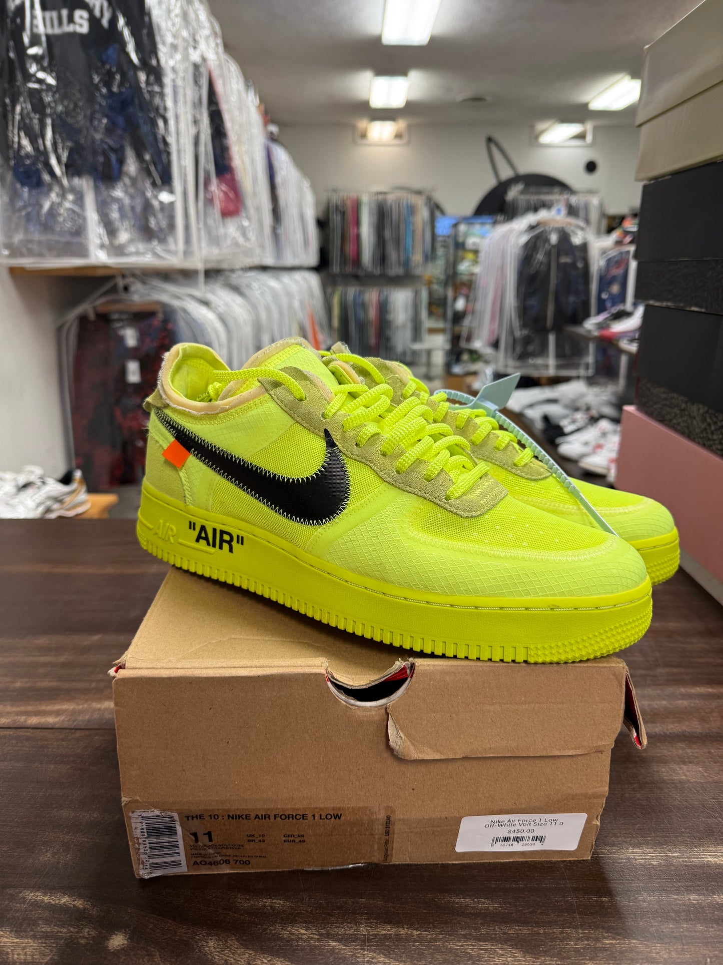 Nike Air Force 1 Low Off-White Volt