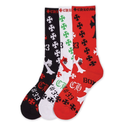 Chrome Hearts Stencil Socks (Size L)