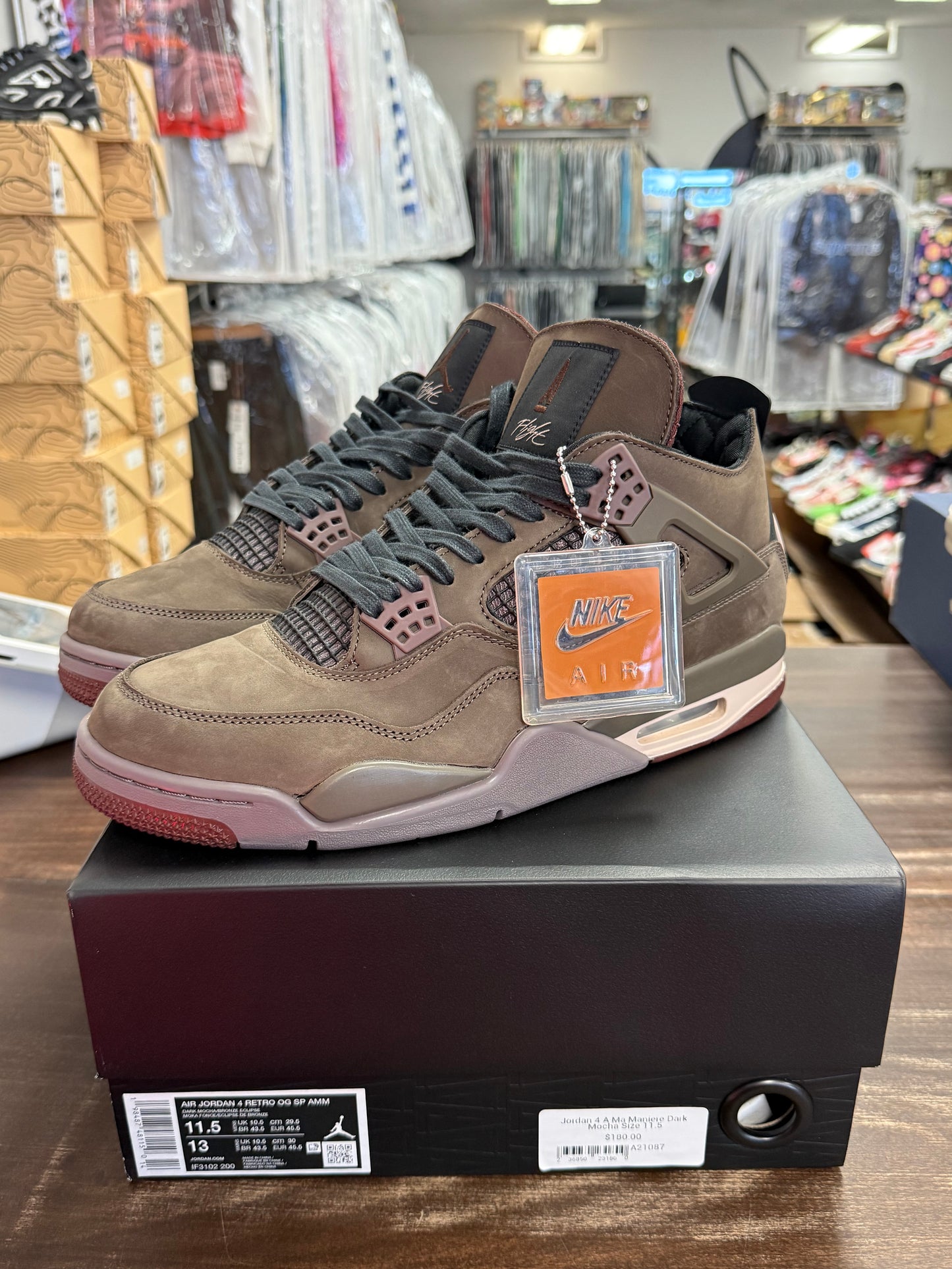 Jordan 4 A Ma Maniere Dark Mocha