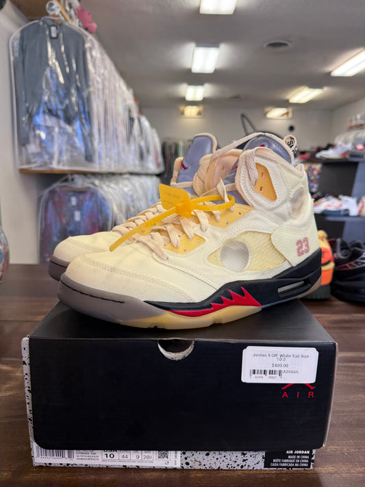 Jordan 5 Off-White Sail