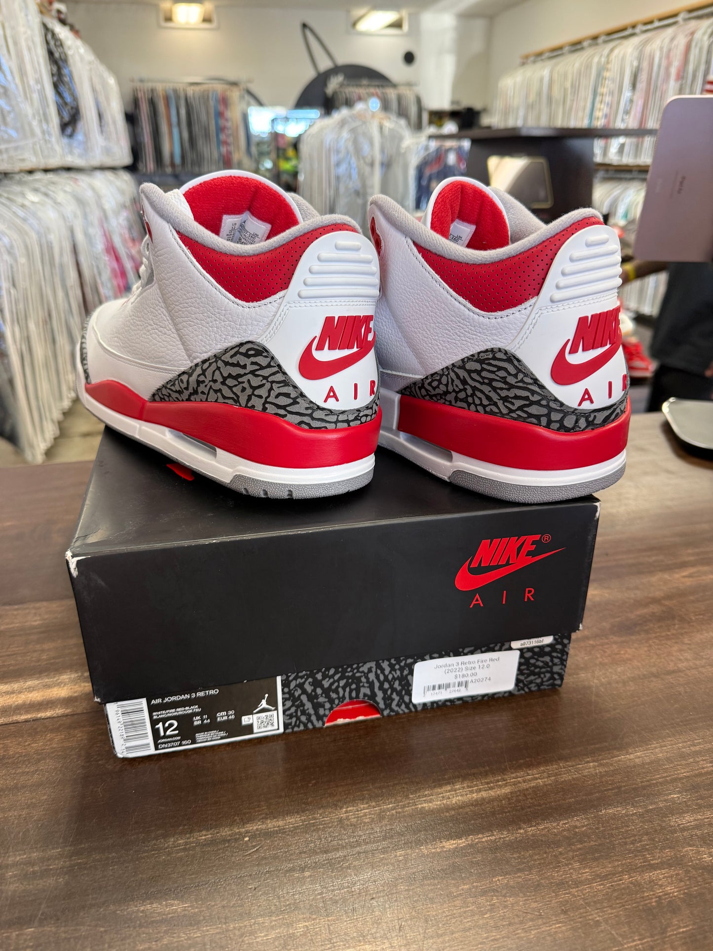 Jordan 3 Retro Fire Red (2022)