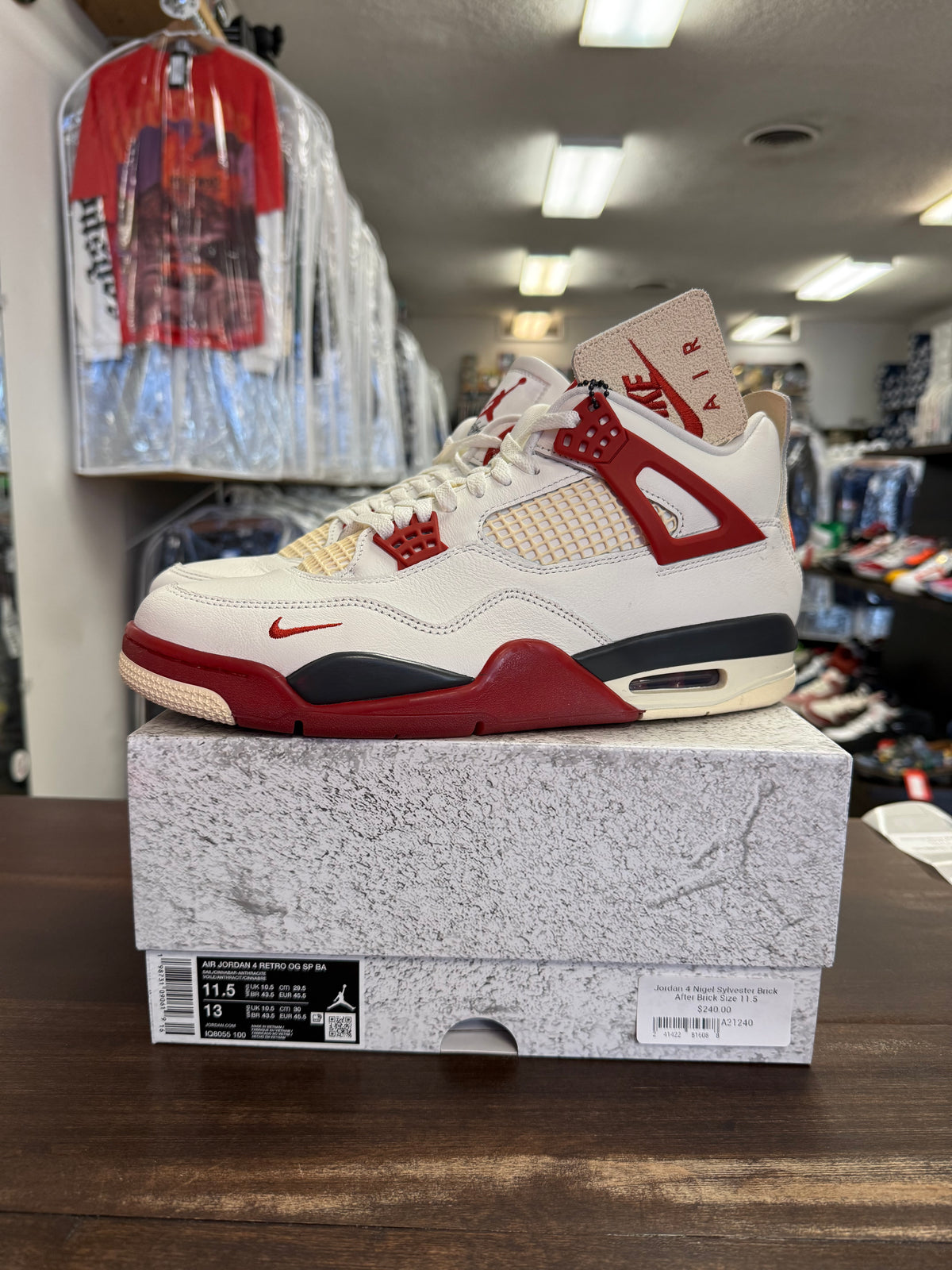 Jordan 4 Nigel Sylvester Brick After Brick