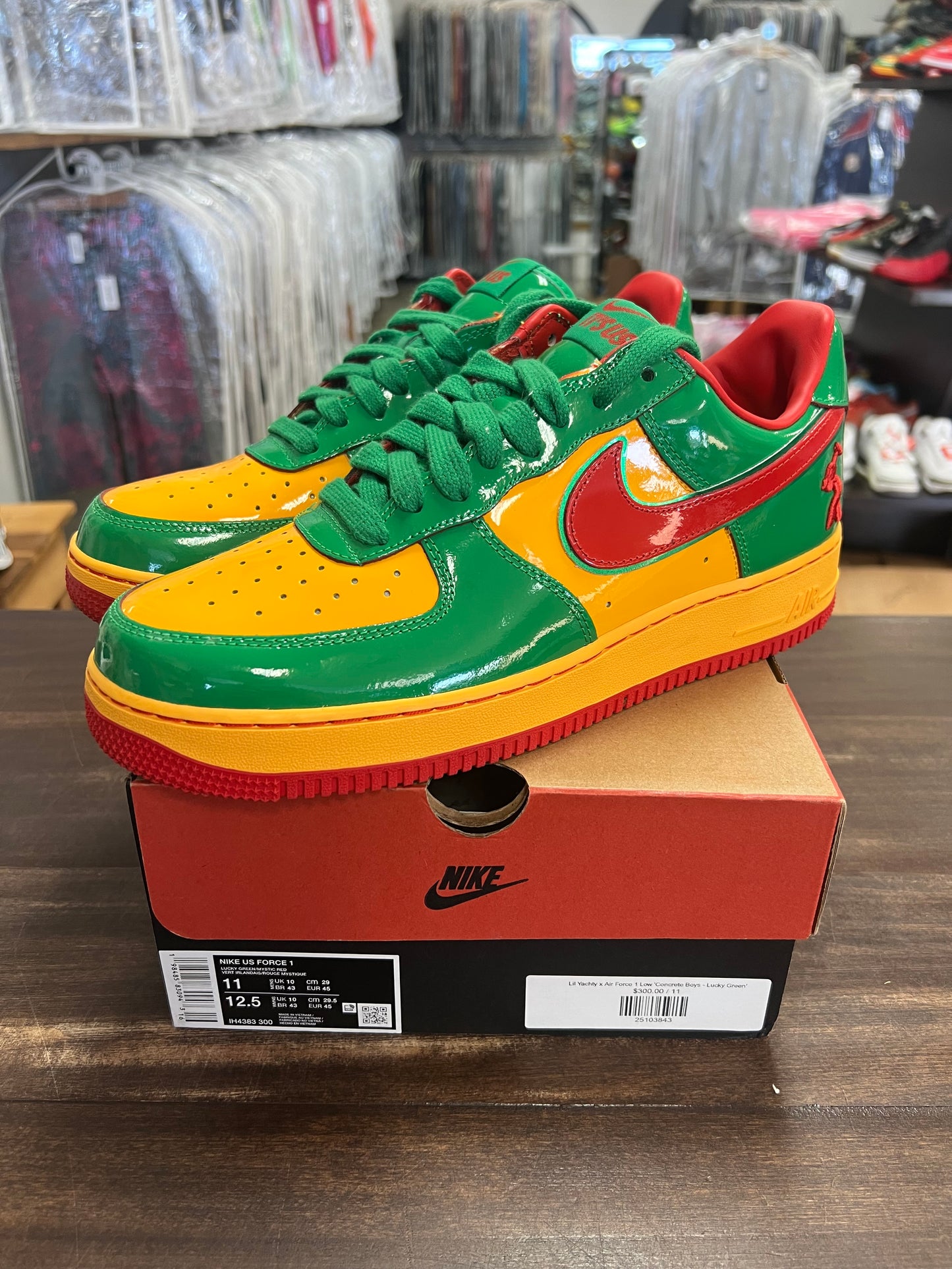Nike Air Force 1 Low Lil Yachty Concrete Boys Lucky Green