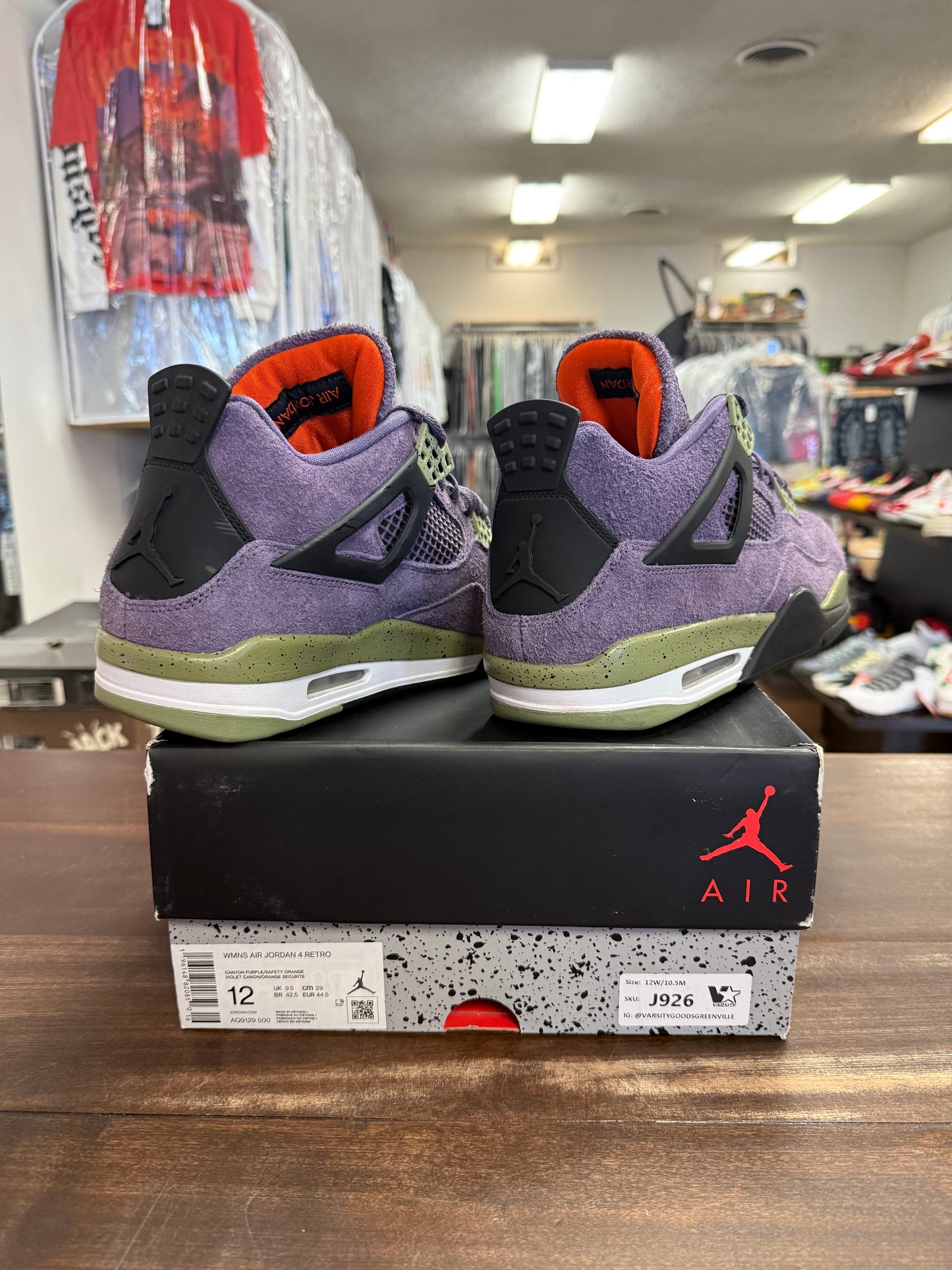 Jordan 4 Retro Canyon Purple (Women's)