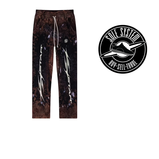 Hellstar Graffiti Sweatpants Brown