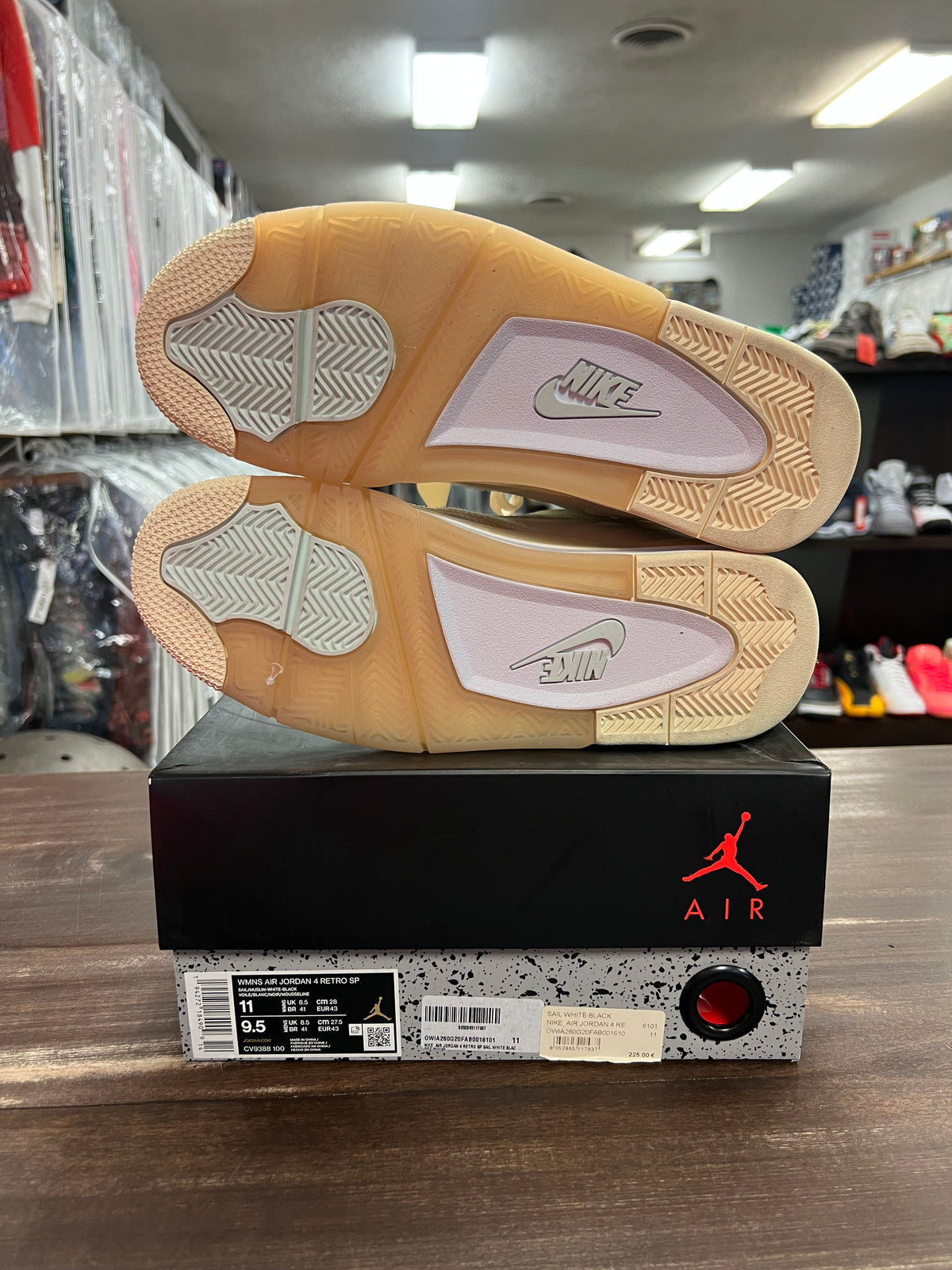 Jordan 4 Retro Off-White Sail (Women's)