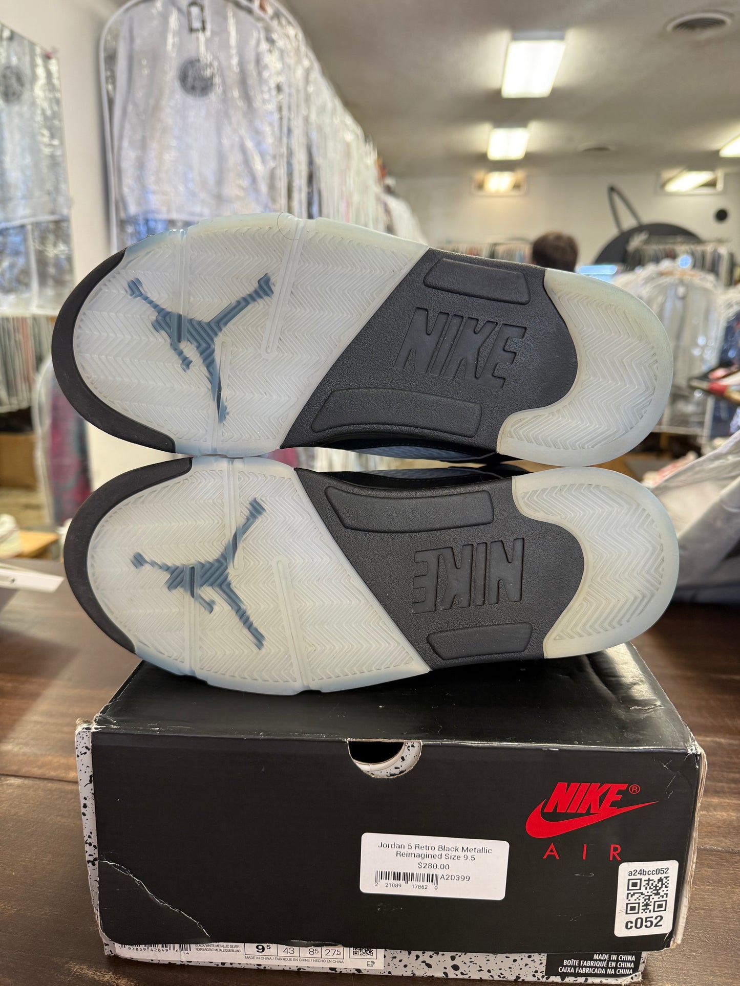 Jordan 5 Retro Black Metallic Reimagined