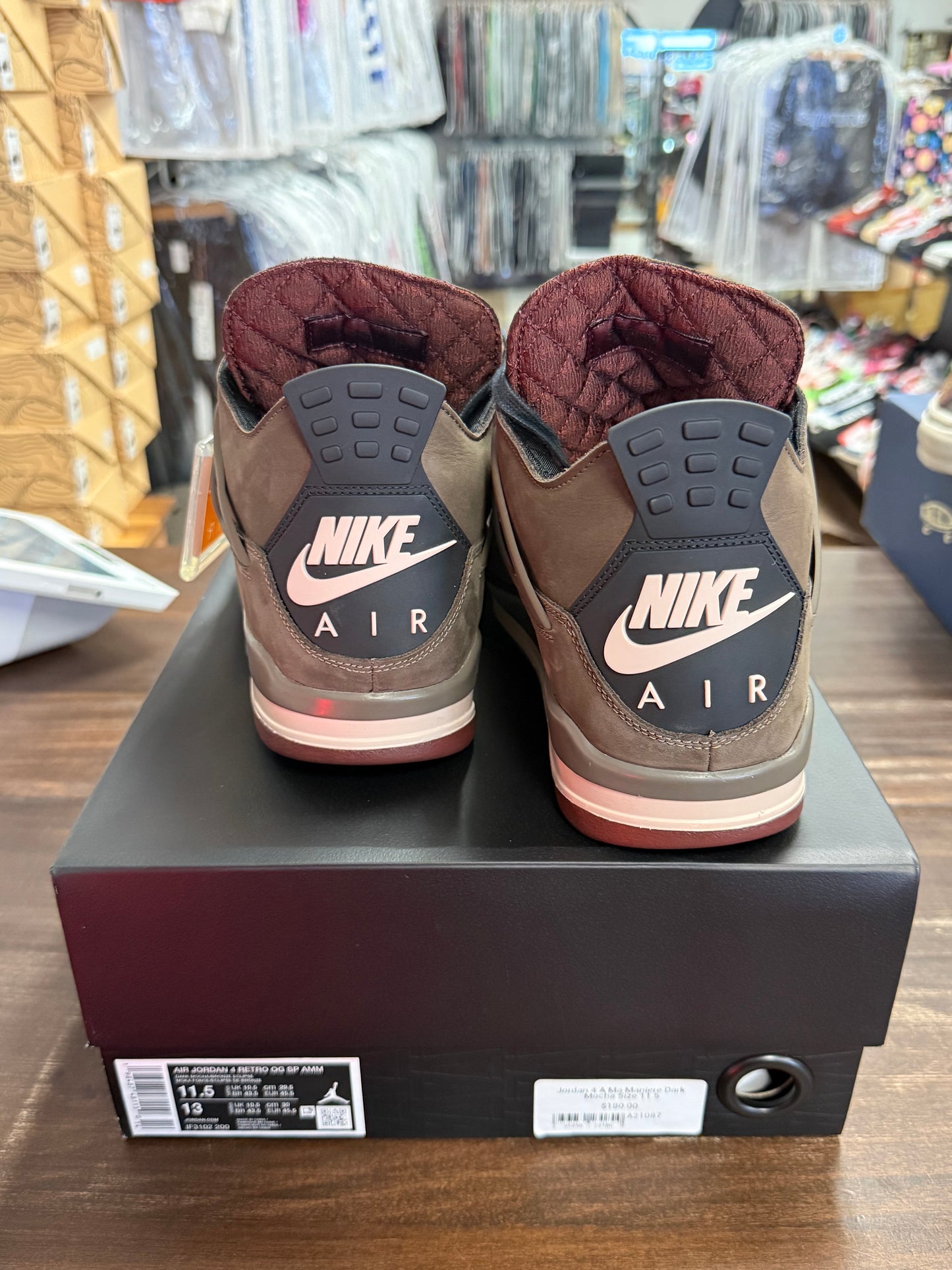 Jordan 4 A Ma Maniere Dark Mocha