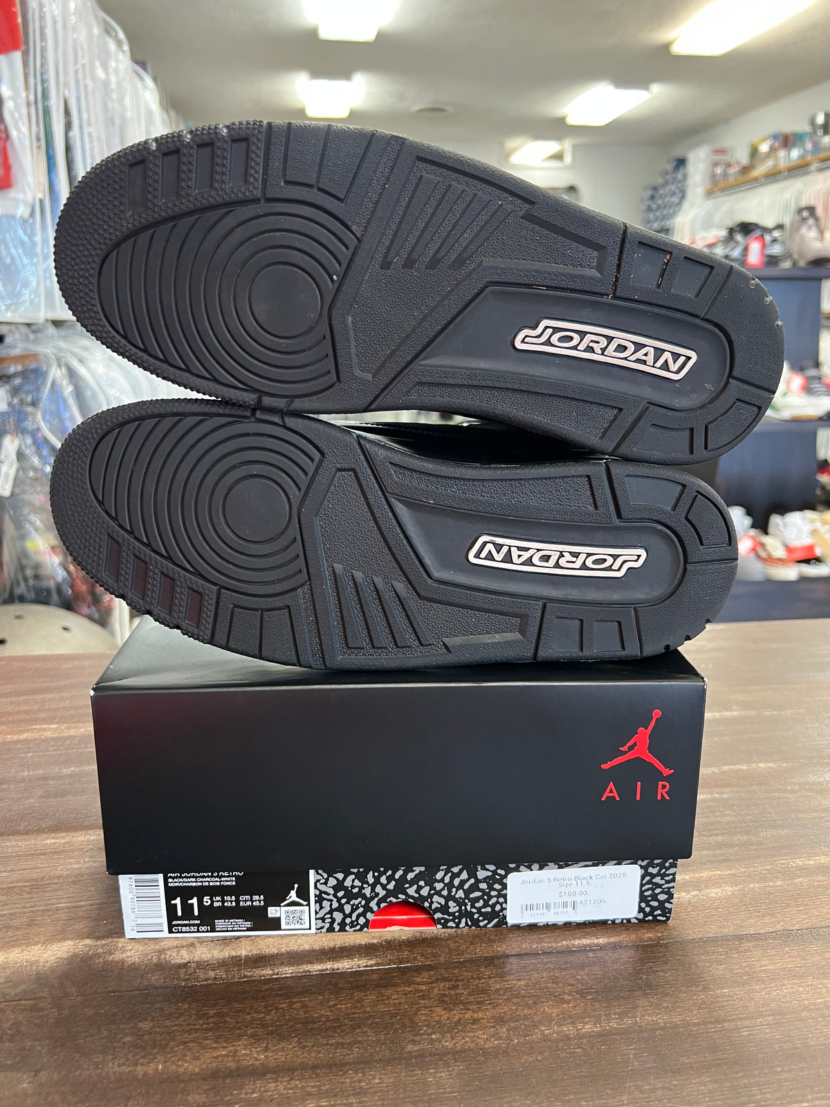 Jordan 3 Retro Black Cat 2025