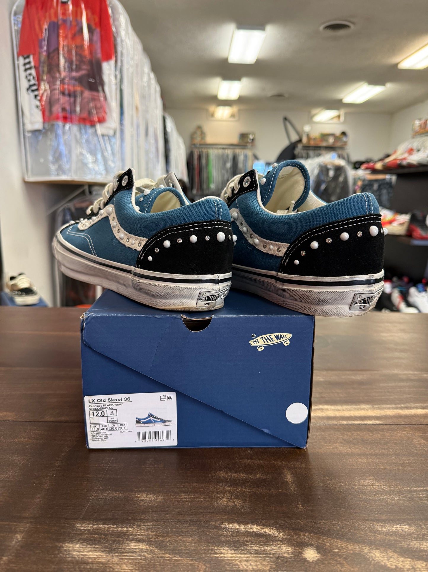Vans LX Old Skool 36 Pearlized Pack Black Navy