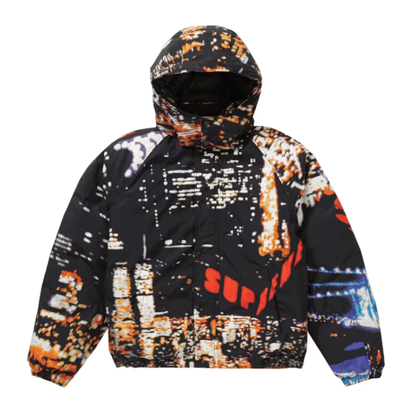 Supreme City Lights Puffy Jacket Black