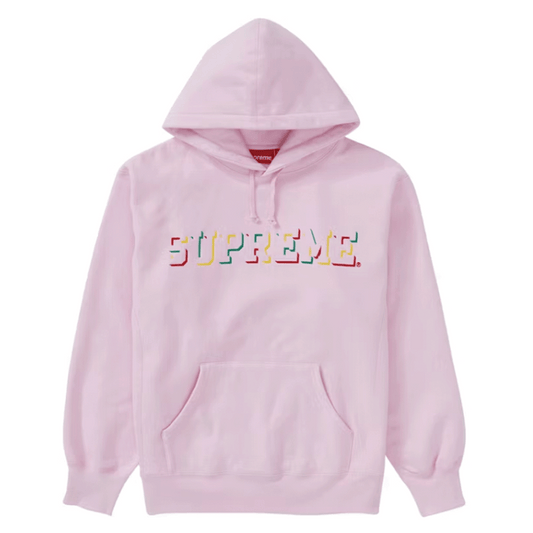 Supreme Drop Shadow Hoodie Light Pink