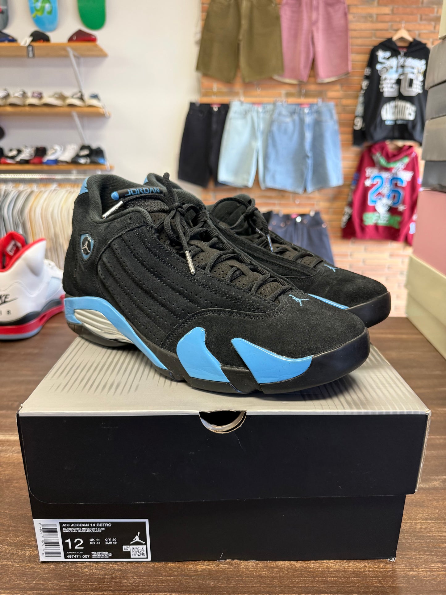 Jordan 14 Retro Black University Blue (2026)