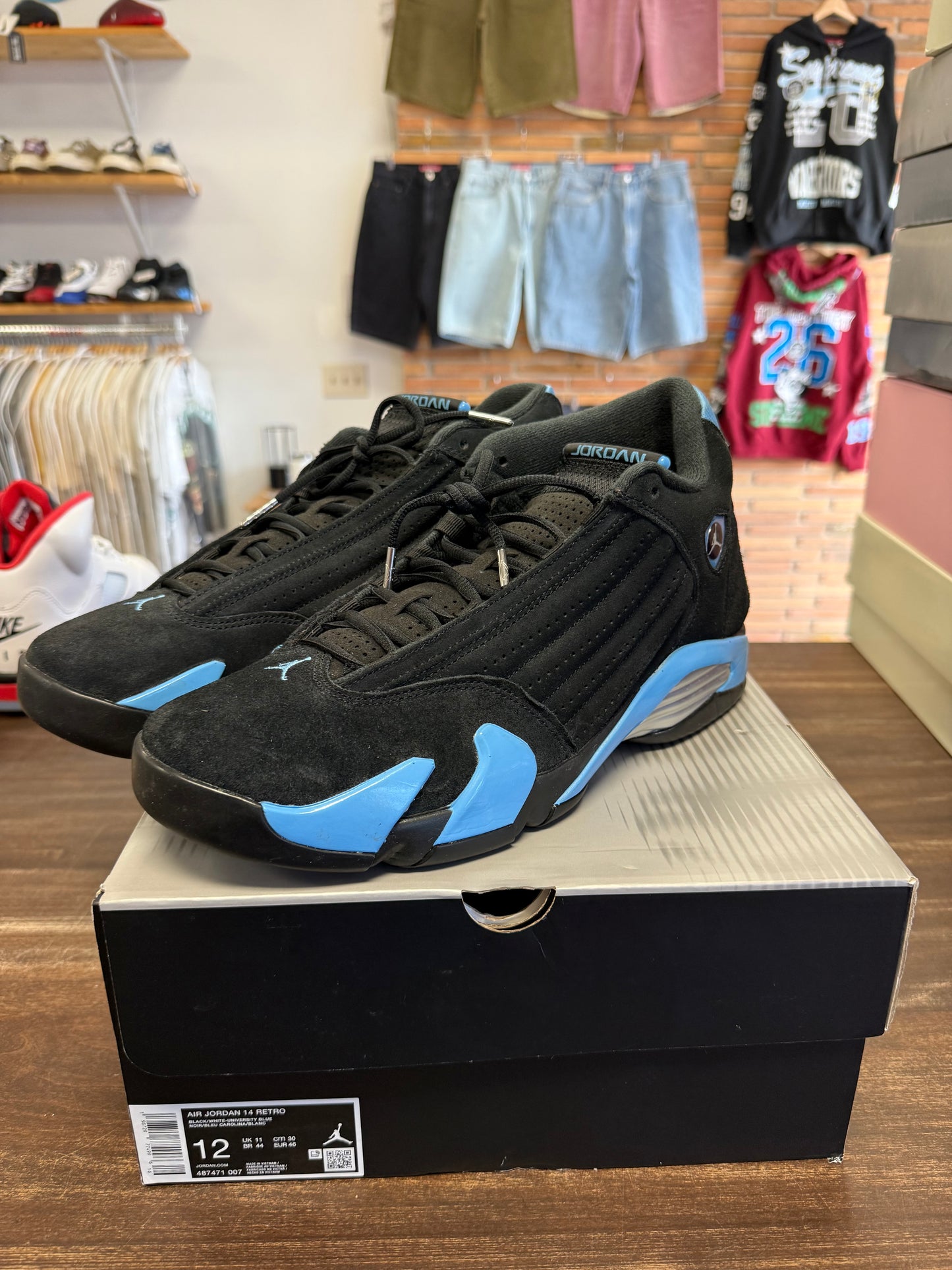 Jordan 14 Retro Black University Blue (2026)