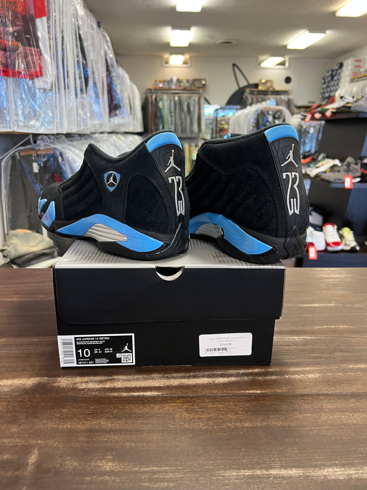 Jordan 14 Retro Black University Blue (2026)