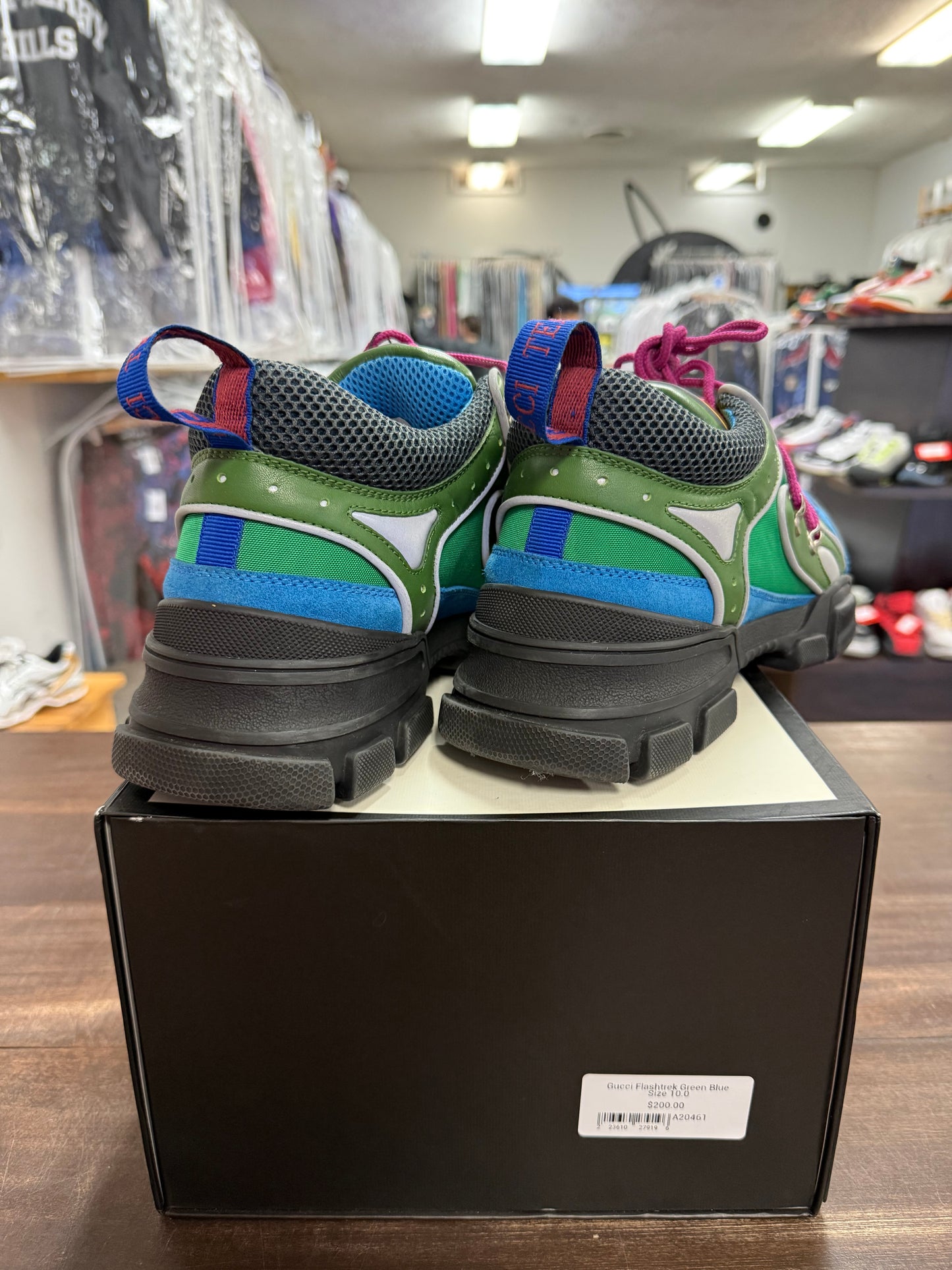 Gucci Flashtrek Green Blue