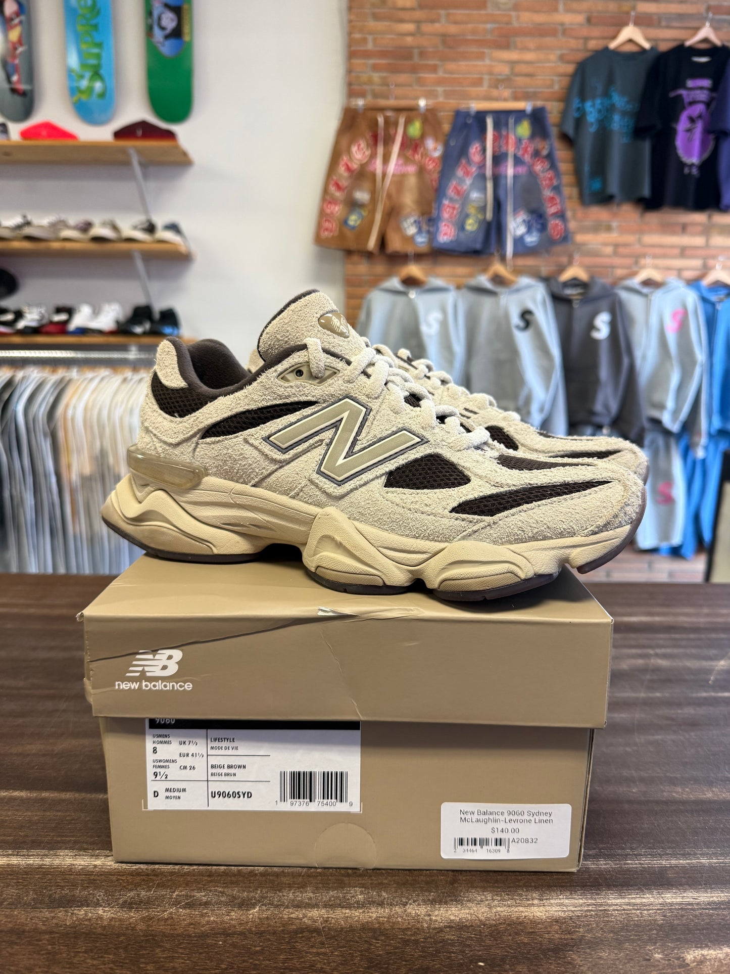 New Balance 9060 Sydney McLaughlin-Levrone Linen Black Coffee