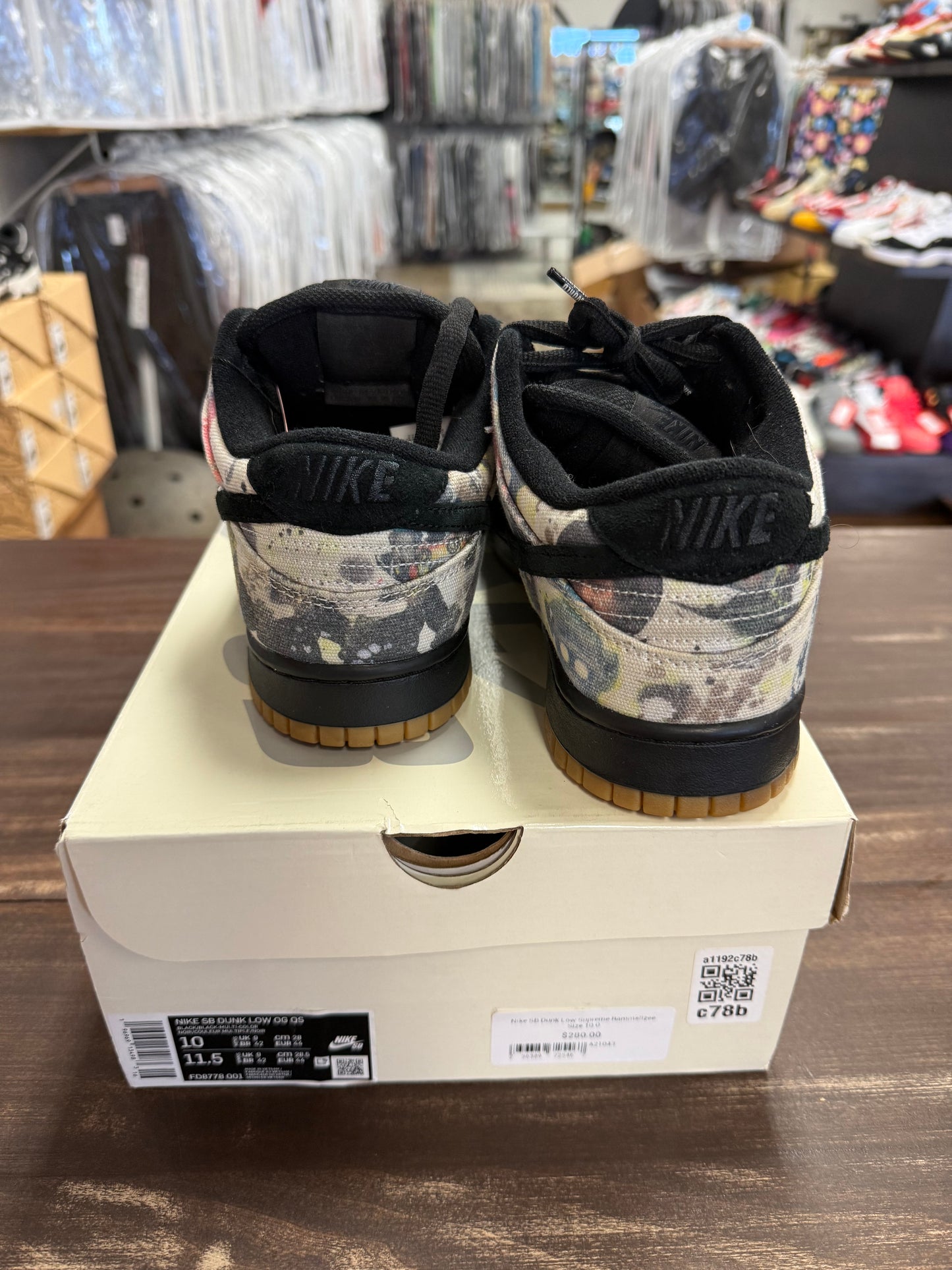 Nike SB Dunk Low Supreme Rammellzee