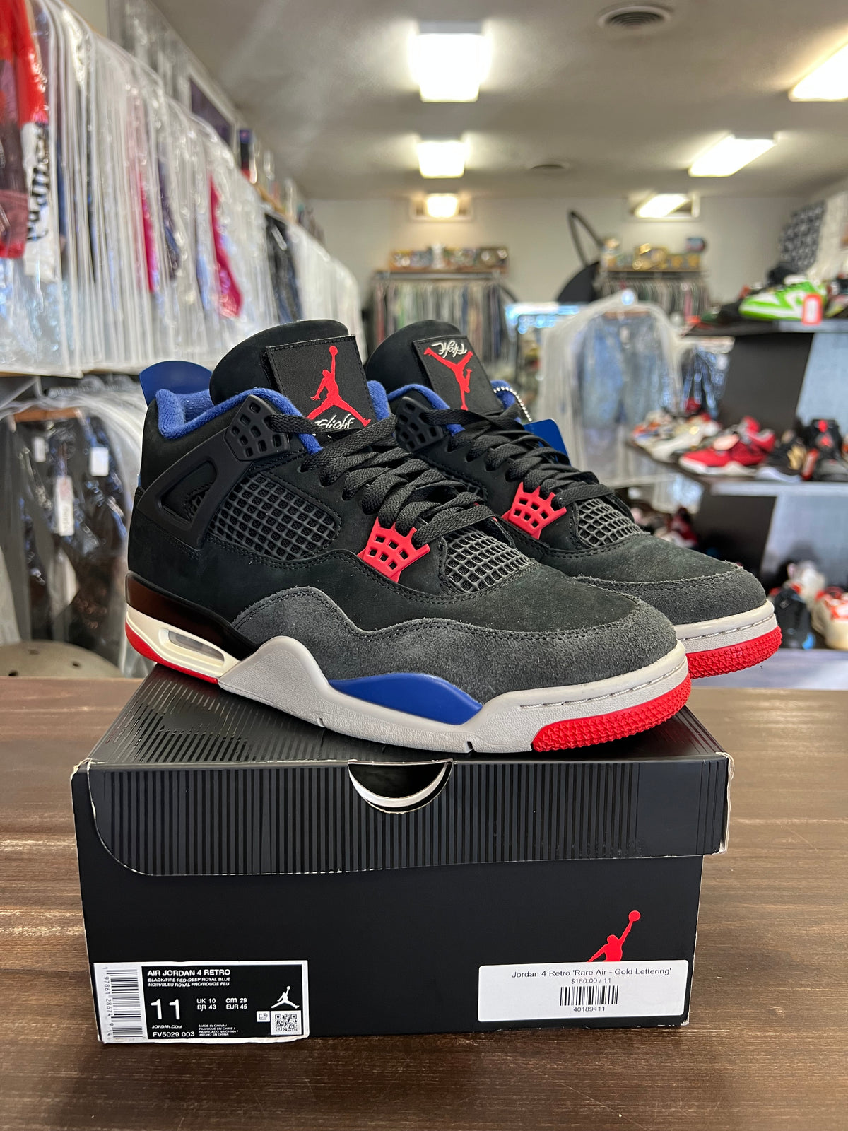 Jordan 4 Retro Rare Air (Gold Lettering)