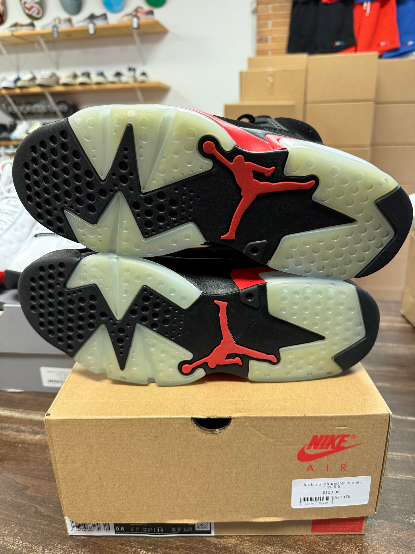Jordan 6 Infrared Salesman