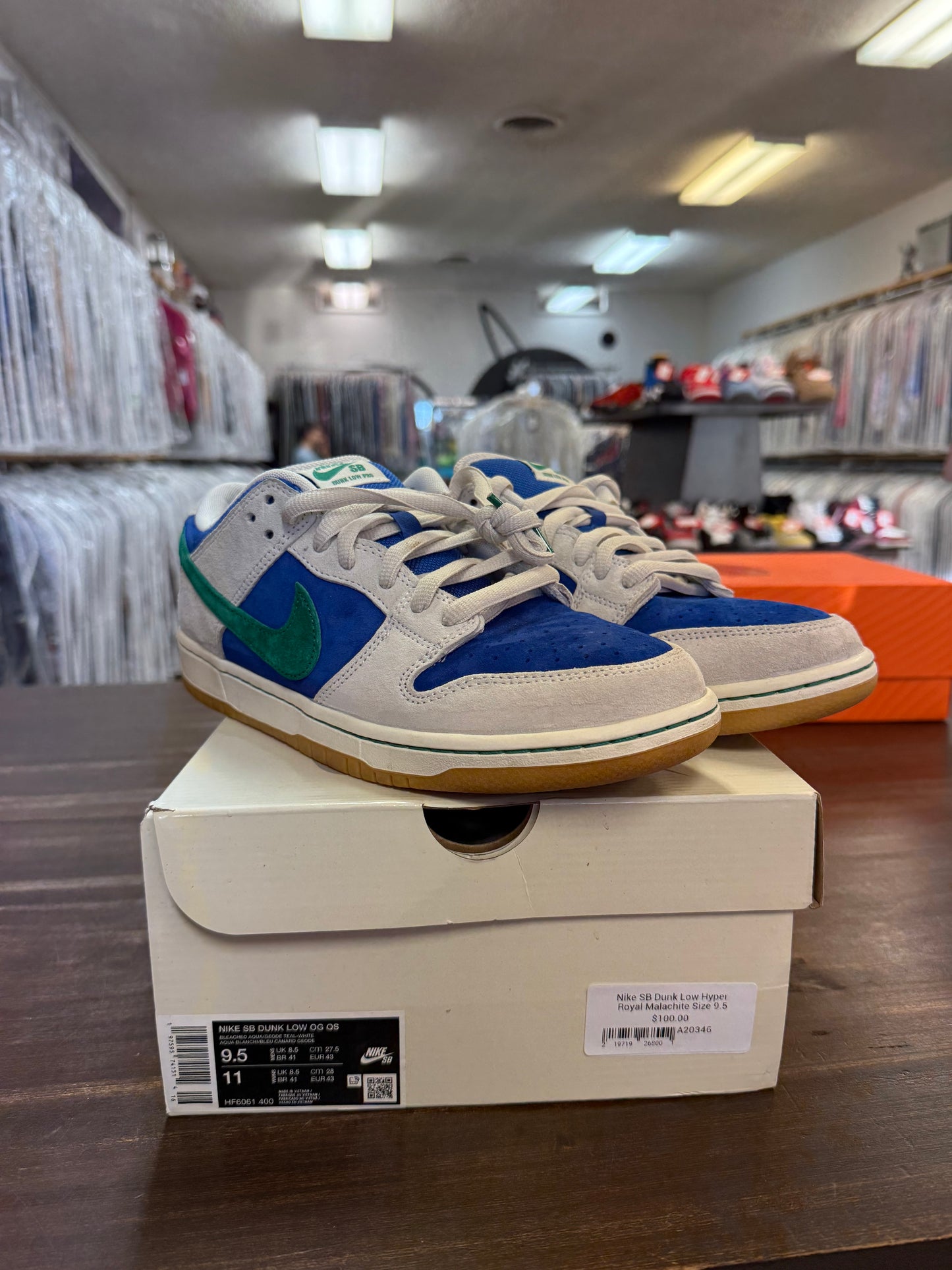 Nike SB Dunk Low Hyper Royal Malachite