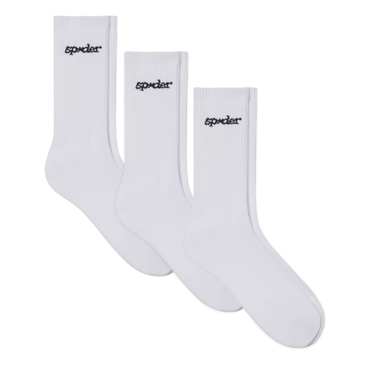 V3 LOGO SOCK 3-PACK WHITE