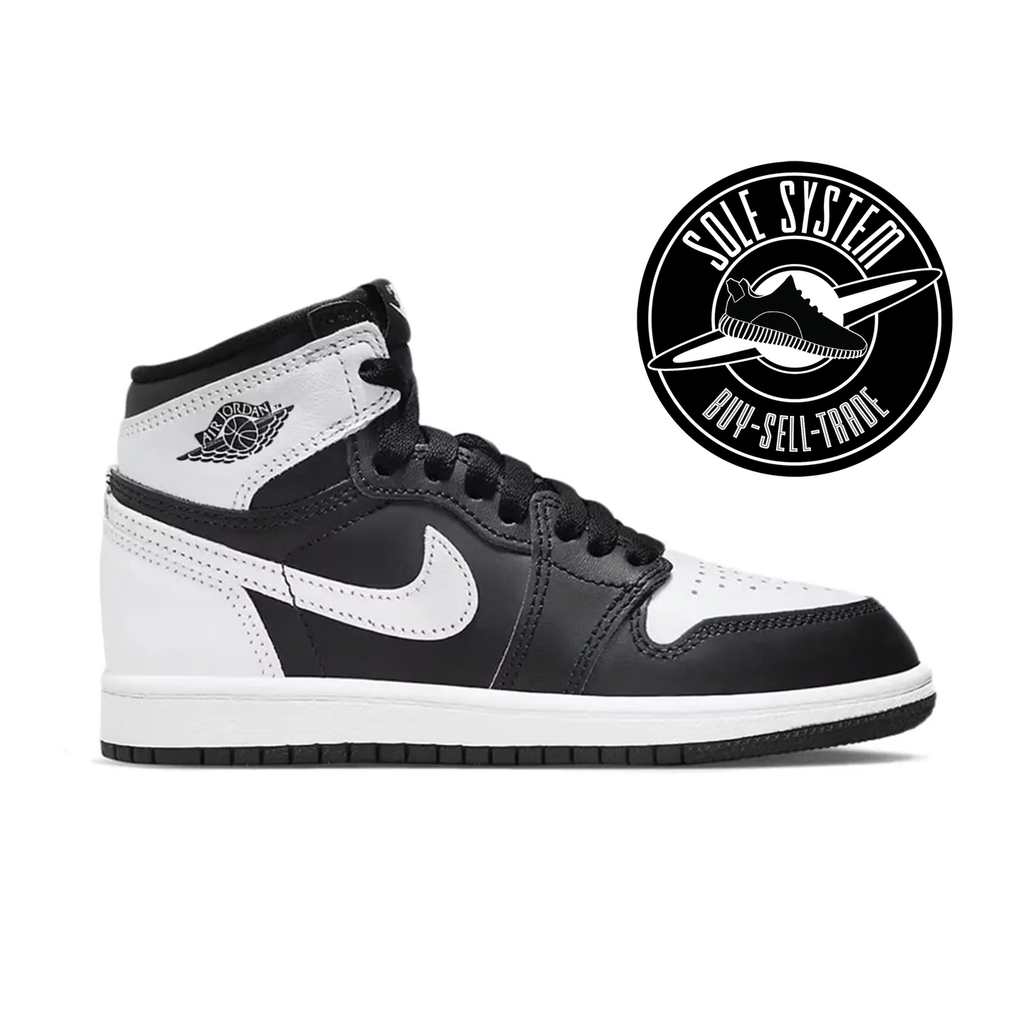 Jordan 1 Retro High OG Black White (PS)