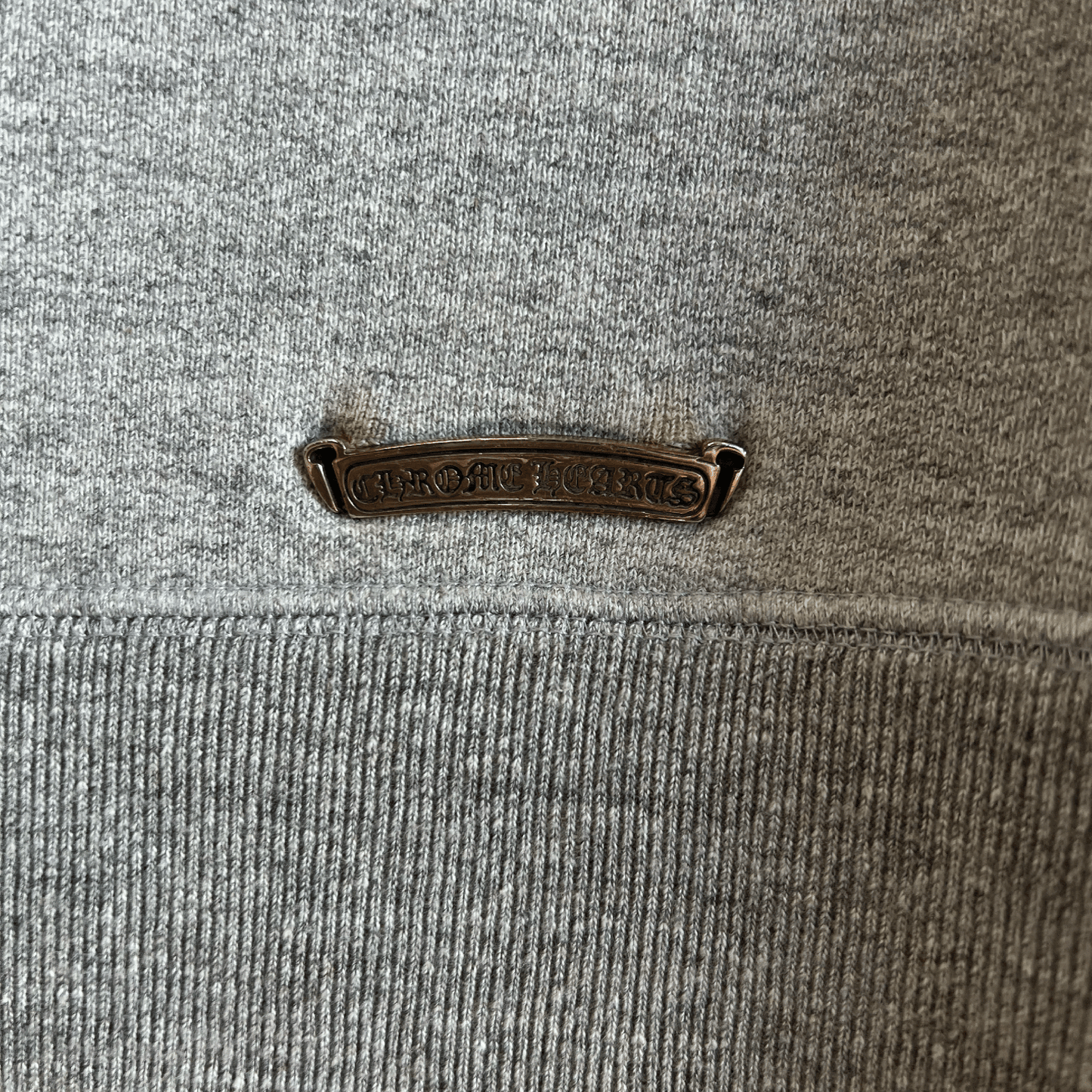 Chrome Hearts Grey Seven-11 CH Logo Hoodie