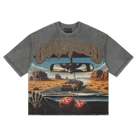 GODSPEED ON THE RUN II T-Shirt Grey
