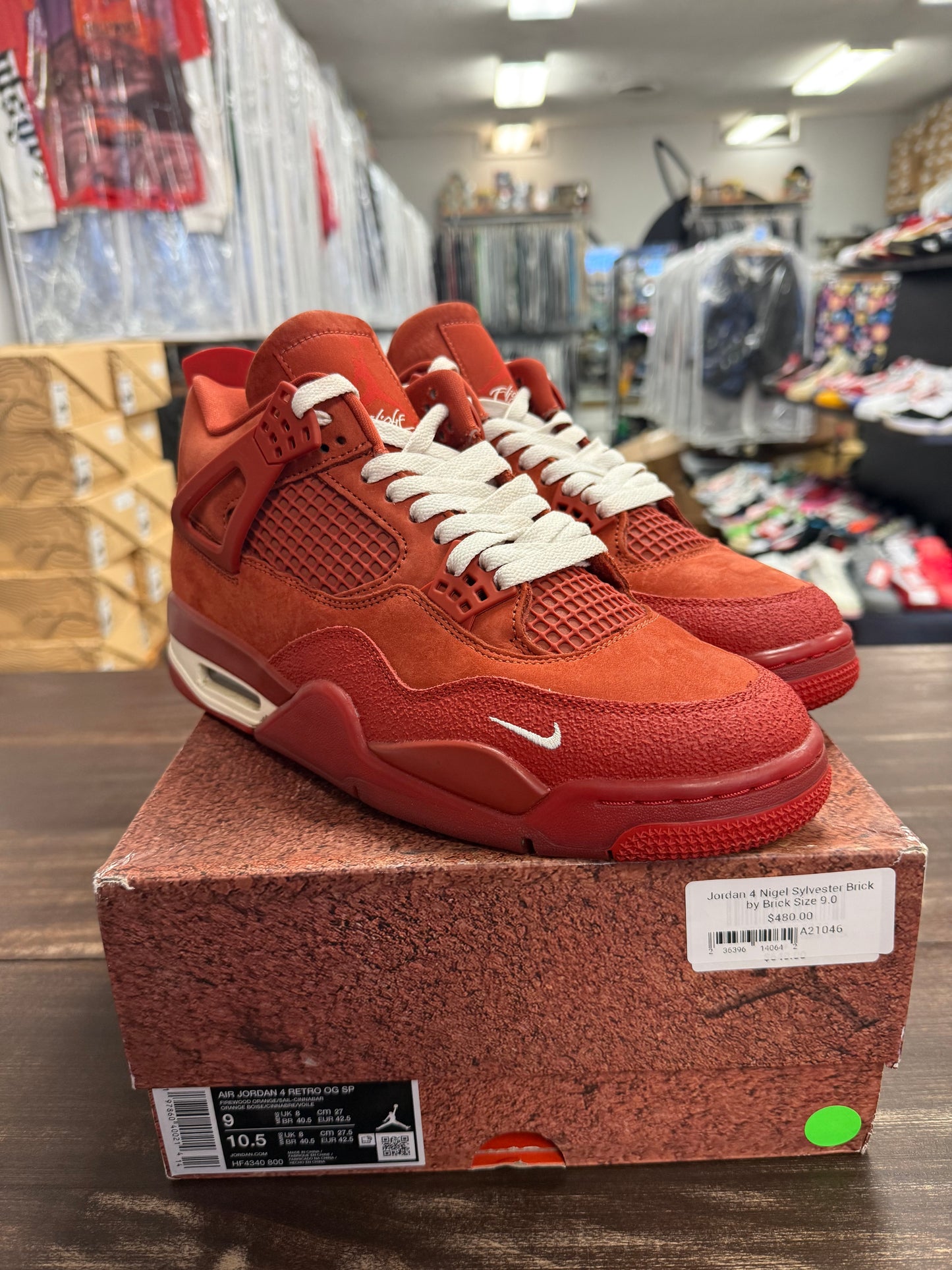 Jordan 4 Nigel Sylvester Brick by Brick
