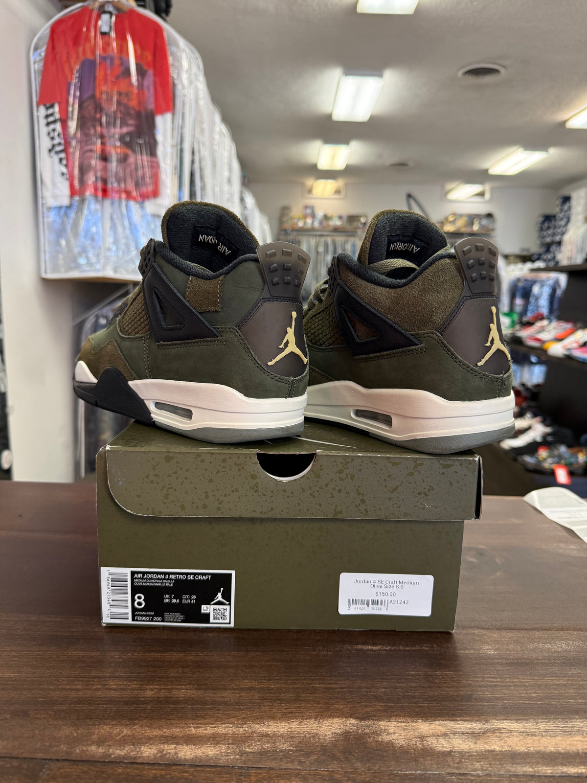 Jordan 4 SE Craft Medium Olive