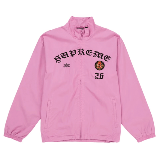 Supreme Umbro Cotton Ripstop Track Jacket (FW26) Pink
