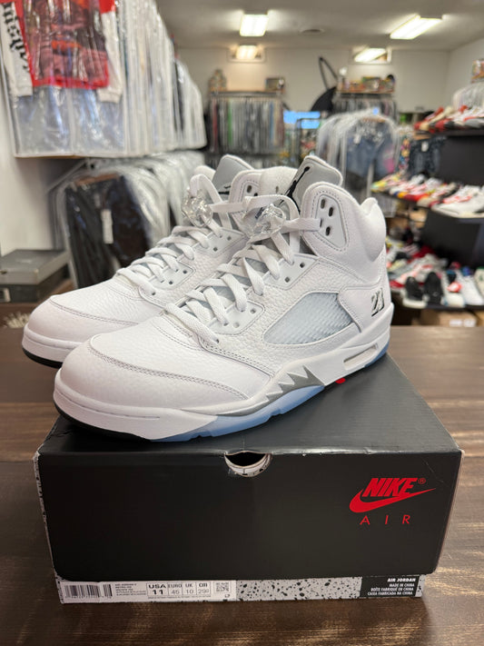 Jordan 5 White Metallic 2026