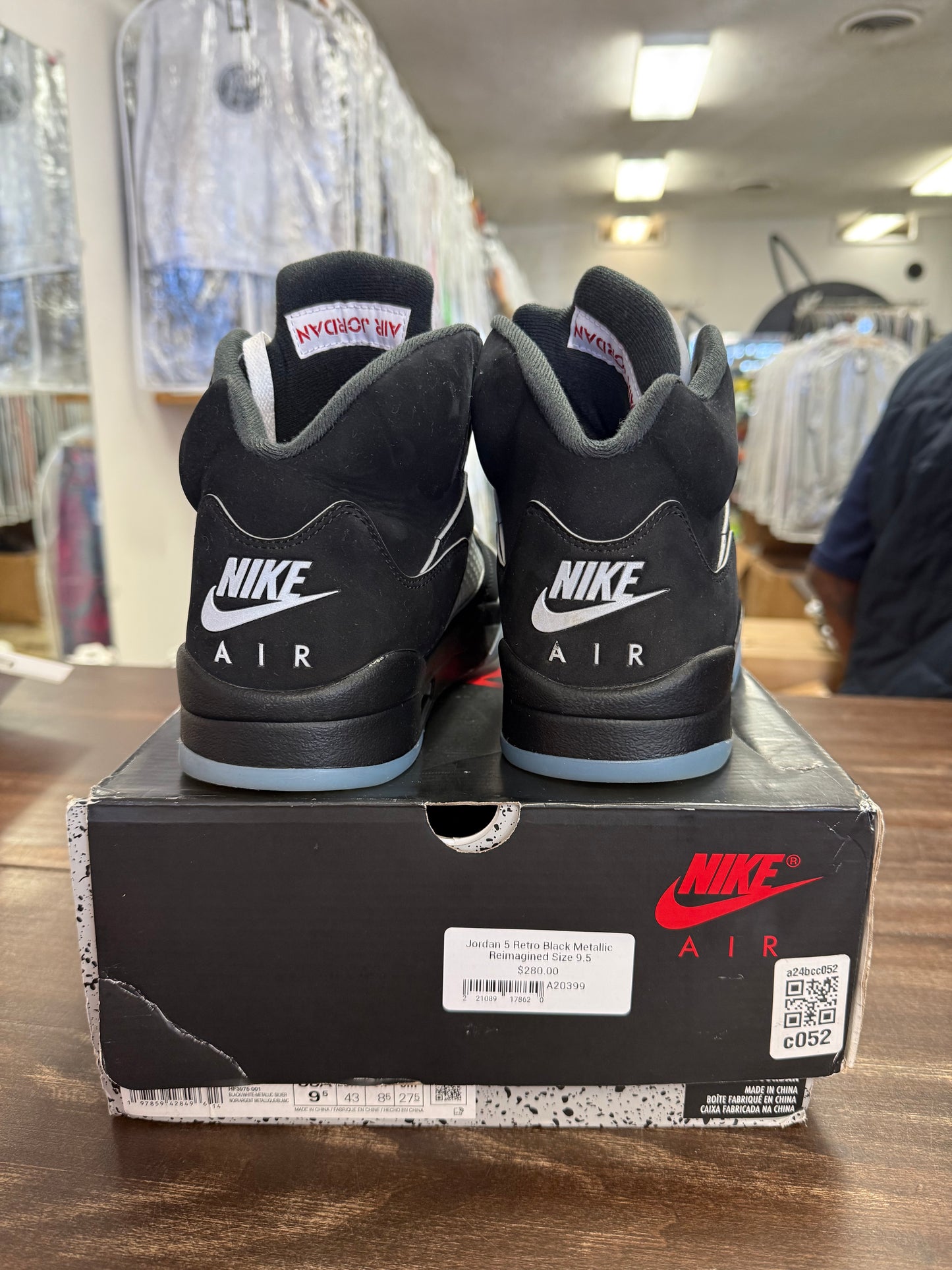 Jordan 5 Retro Black Metallic Reimagined