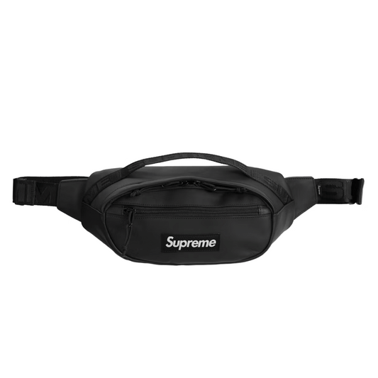 Supreme Leather Waist Bag Black