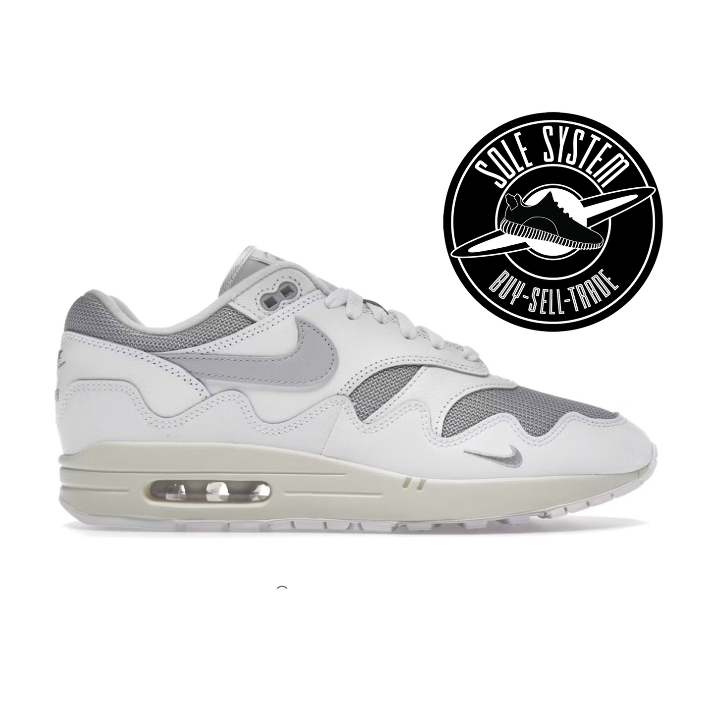 Nike Air Max 1 Patta Waves White