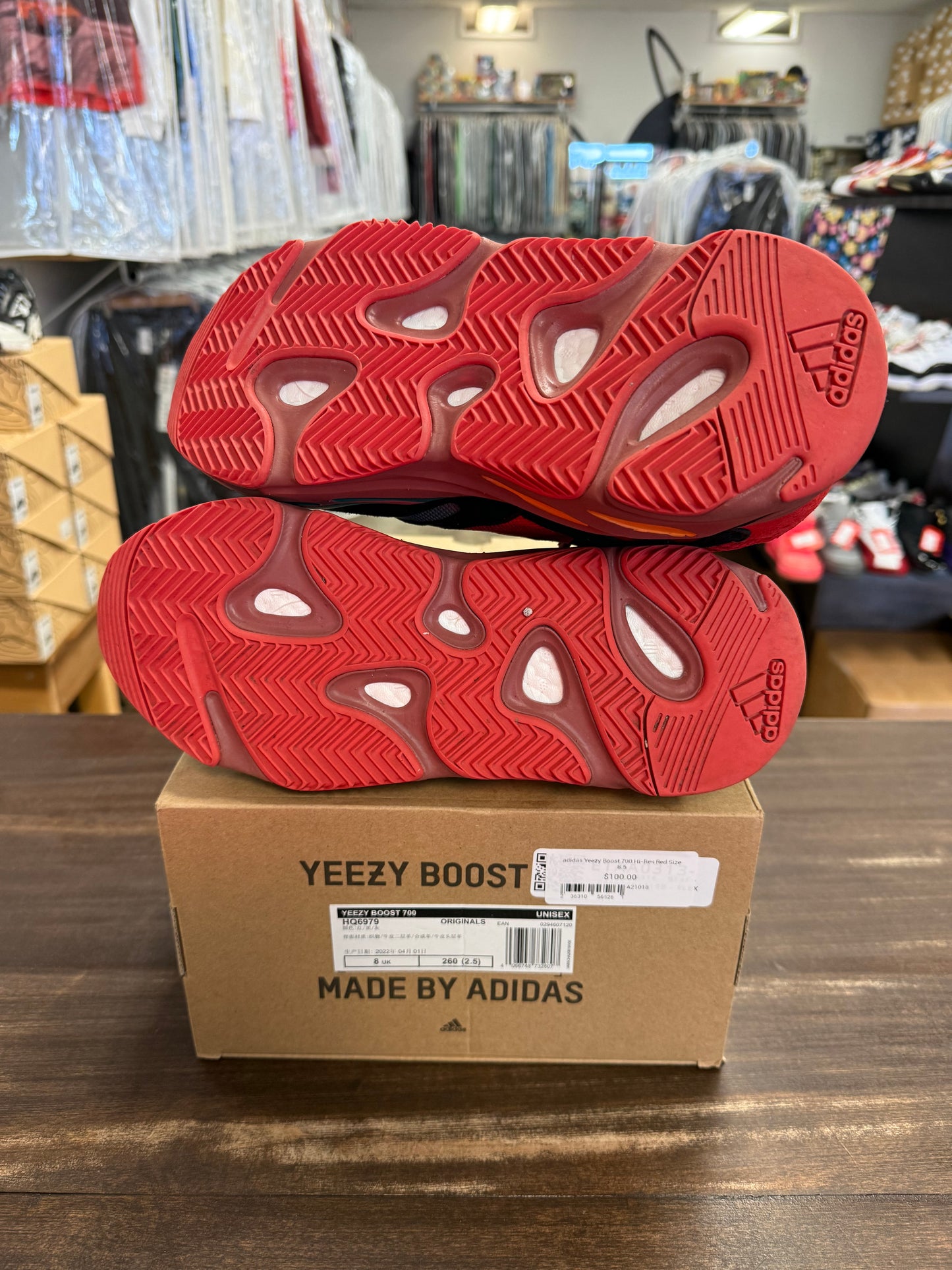 adidas Yeezy Boost 700 Hi-Res Red
