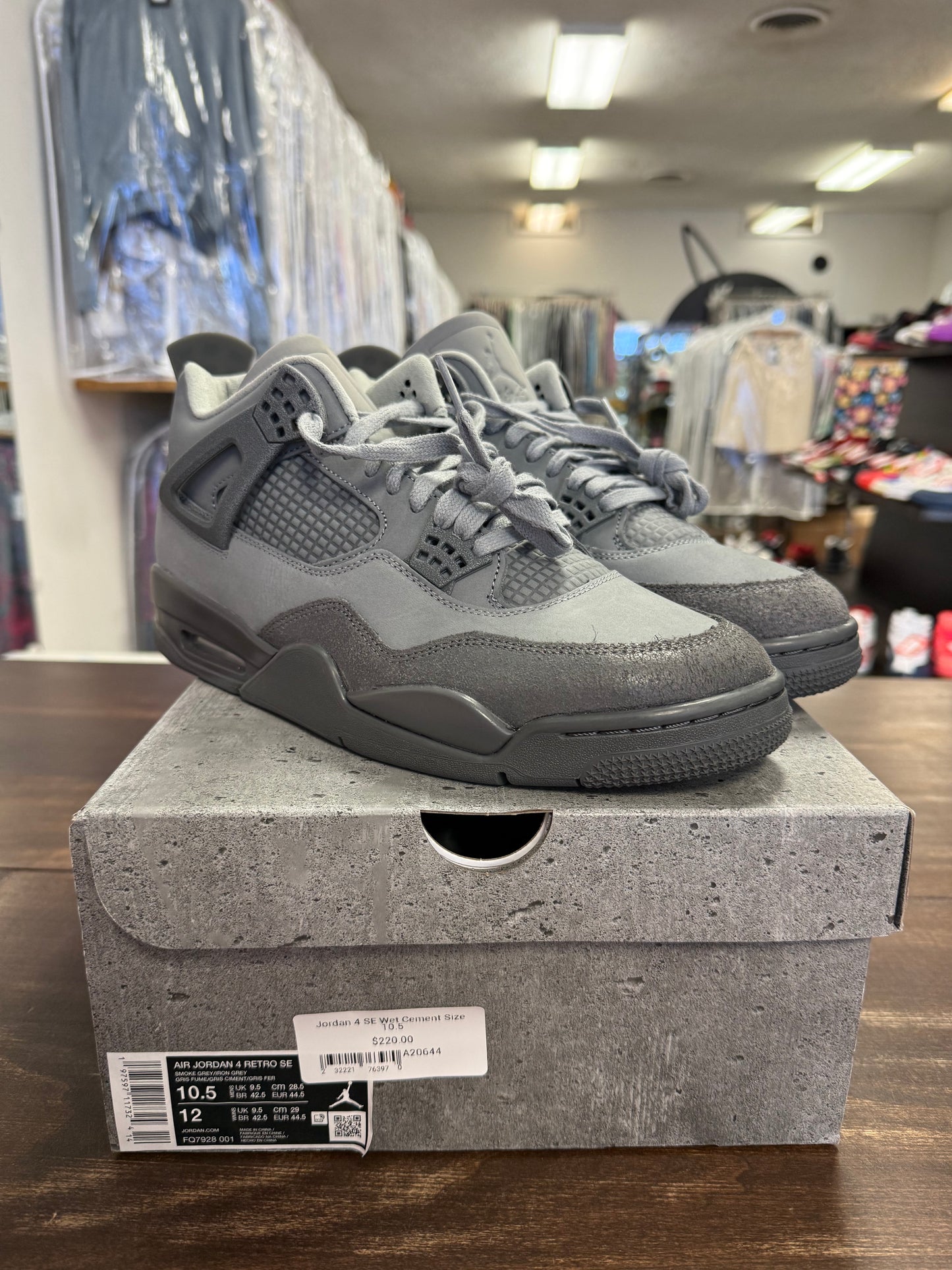 Jordan 4 SE Wet Cement